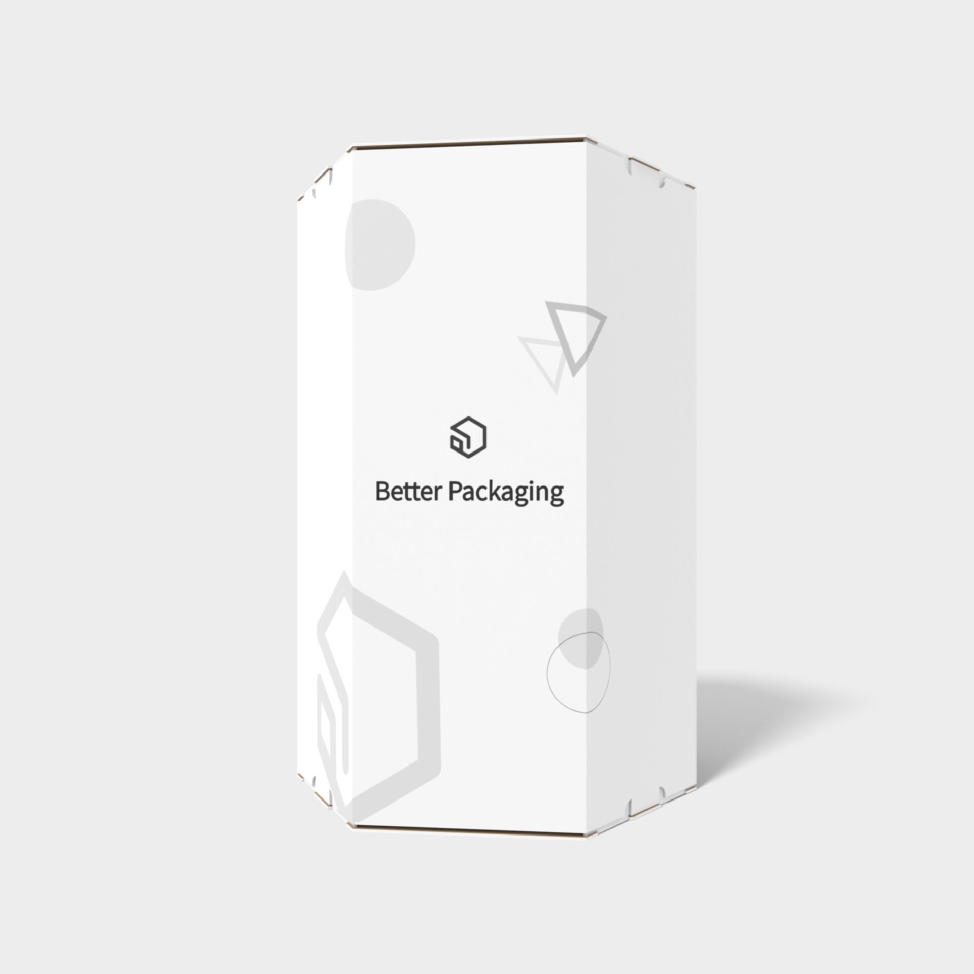 Polygonal boxes hexagonal security buckles — Corrugated board