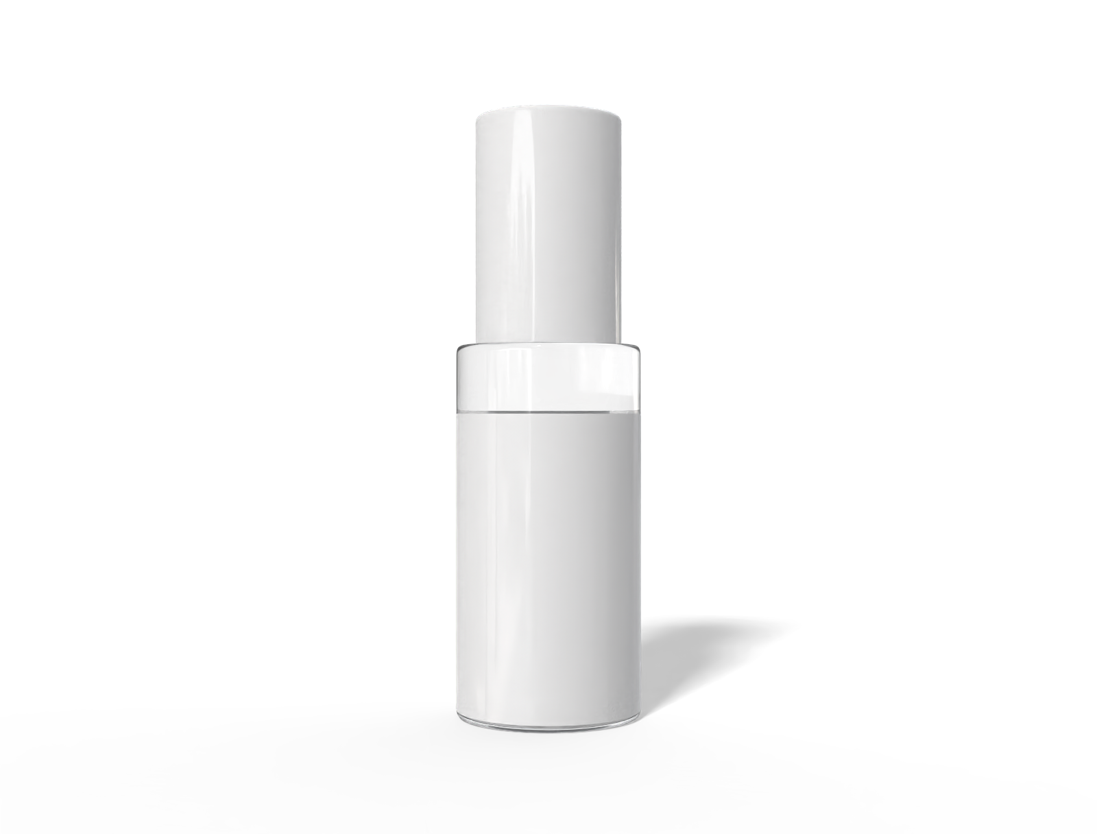 Bottles glass product label — Glossy glass