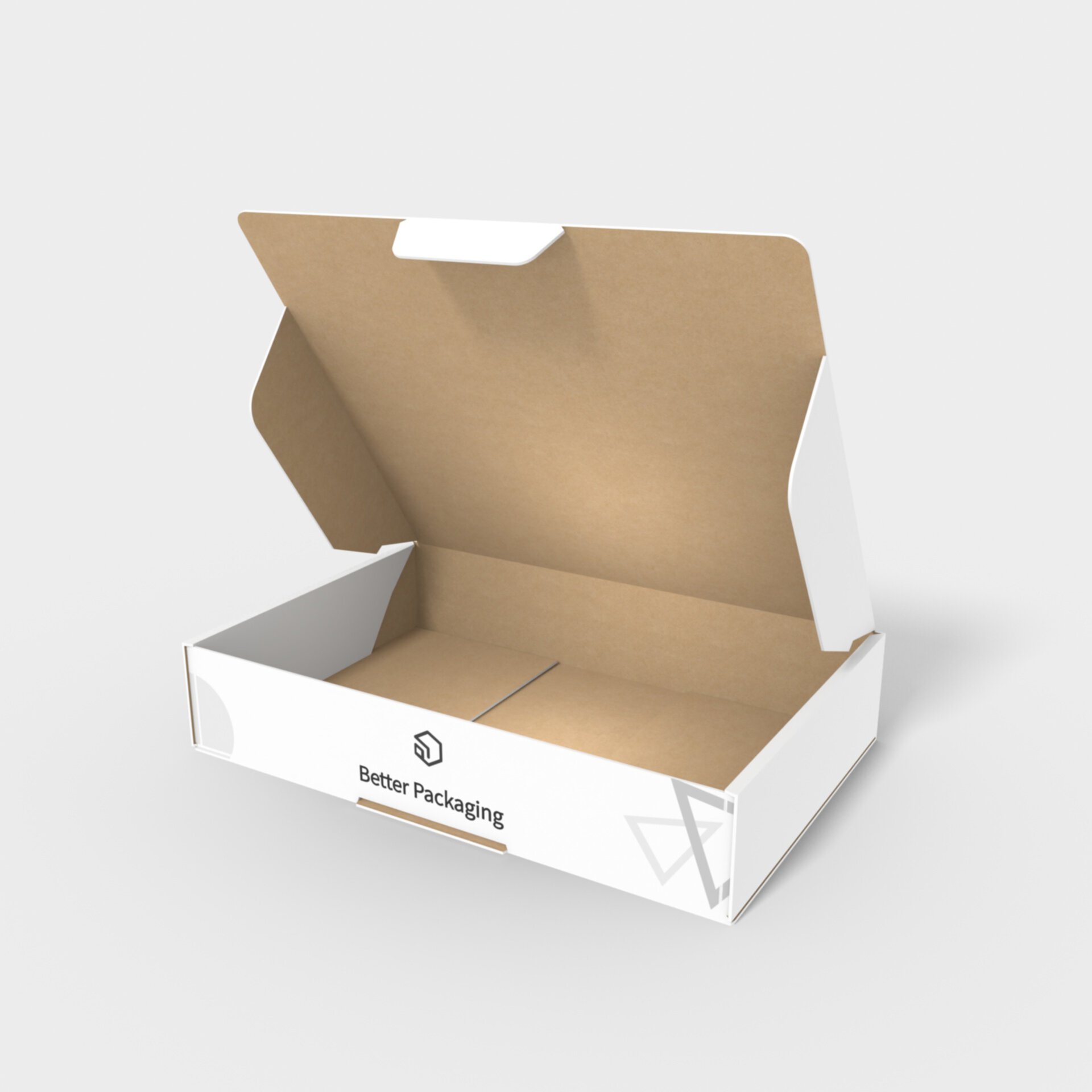 Flip top boxes polygonal mailer — Corrugated board