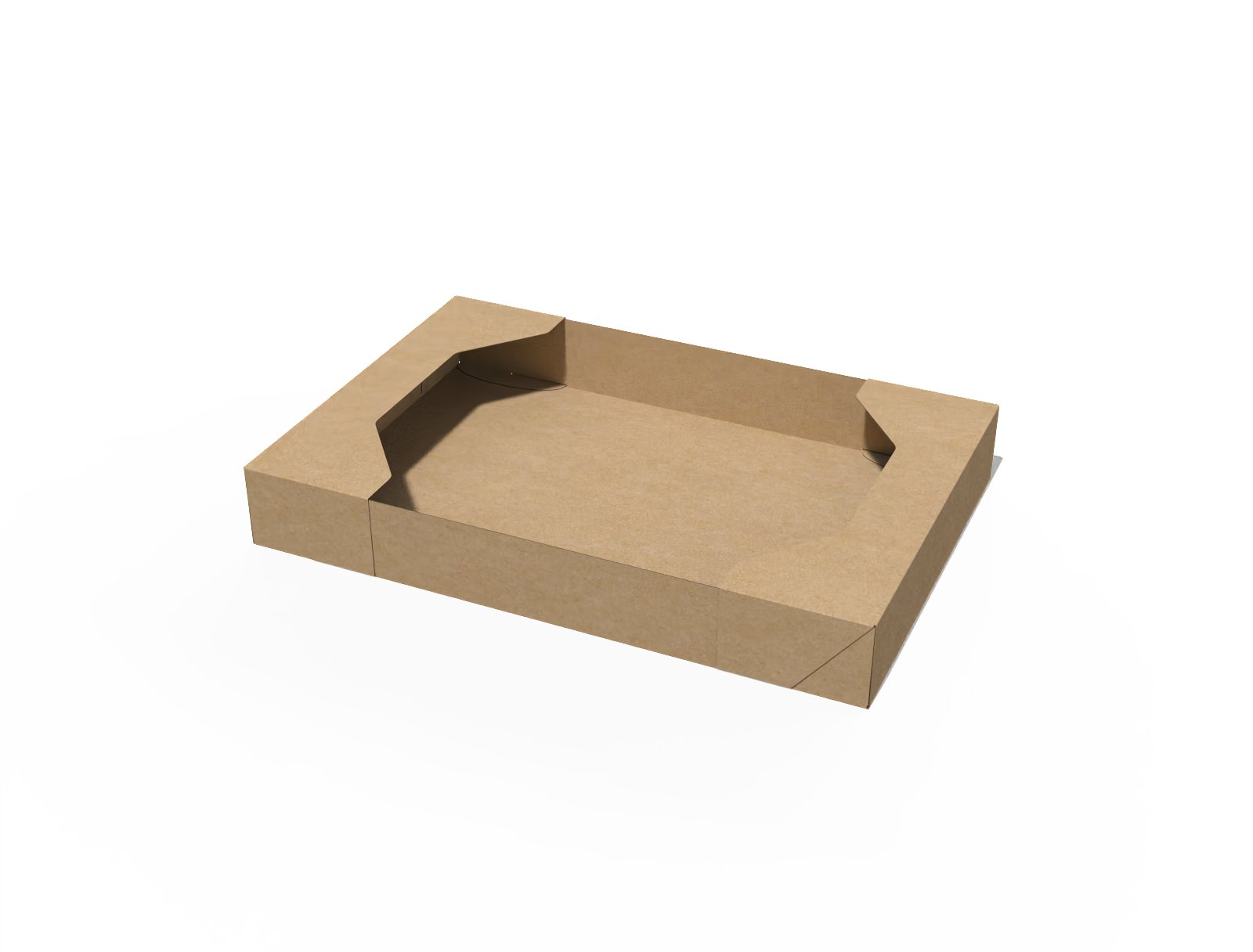 Display tray box — Corrugated board