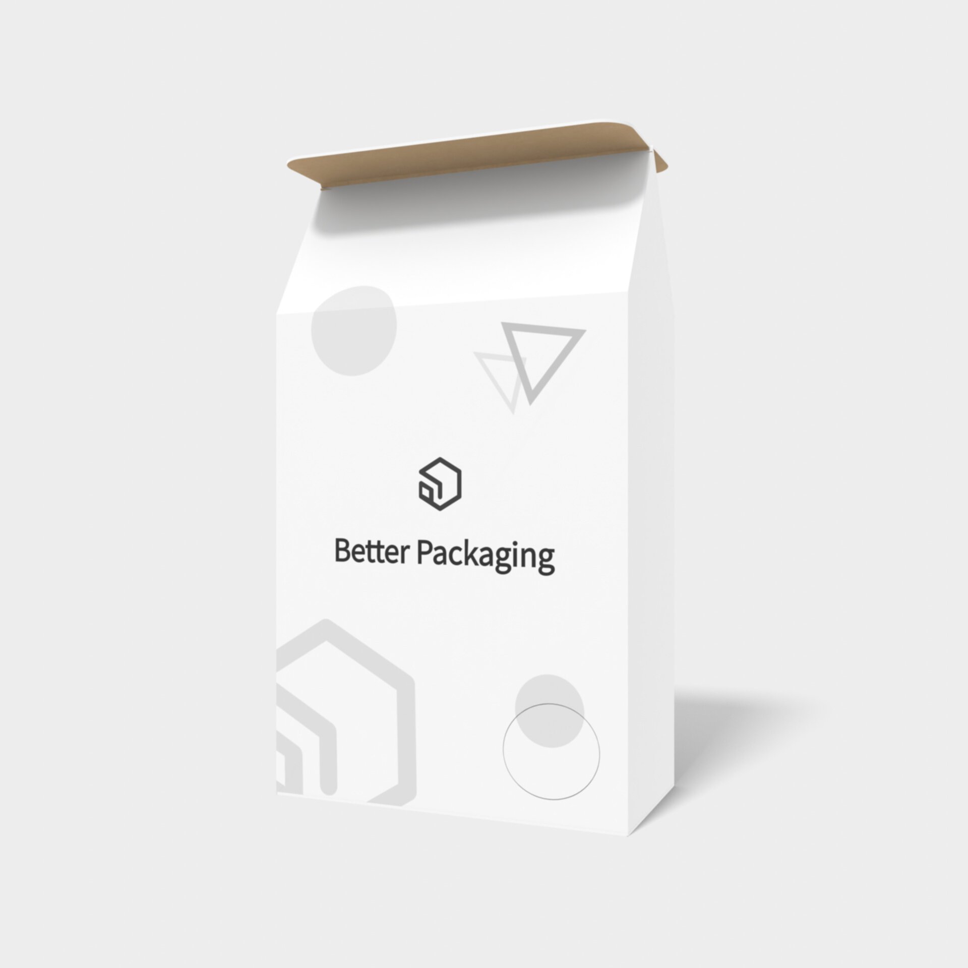 Tuck end box variations roof type auto bottome snap lock boxes — E-flute corrugated board