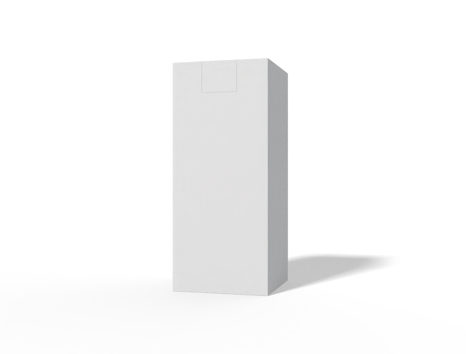 Bottles product label — White paperboard