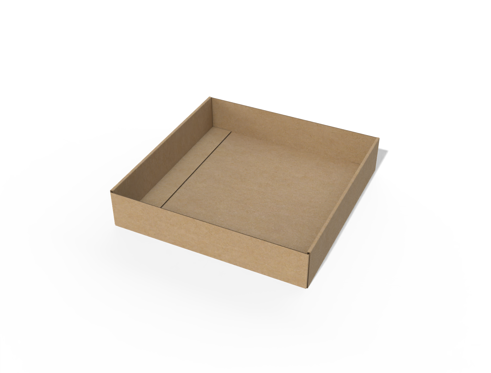 Food tray box — White paperboard