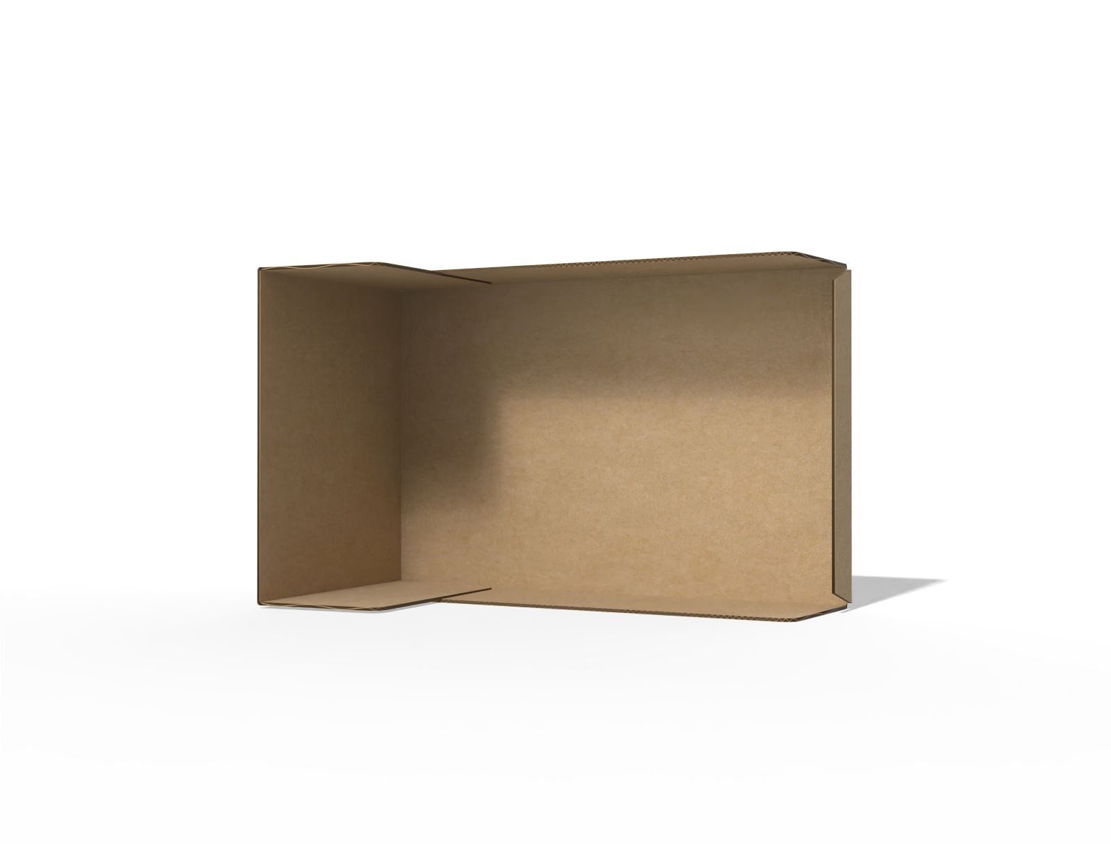 Simple & economical cartons splicing ab-side — B-flute corrugated board
