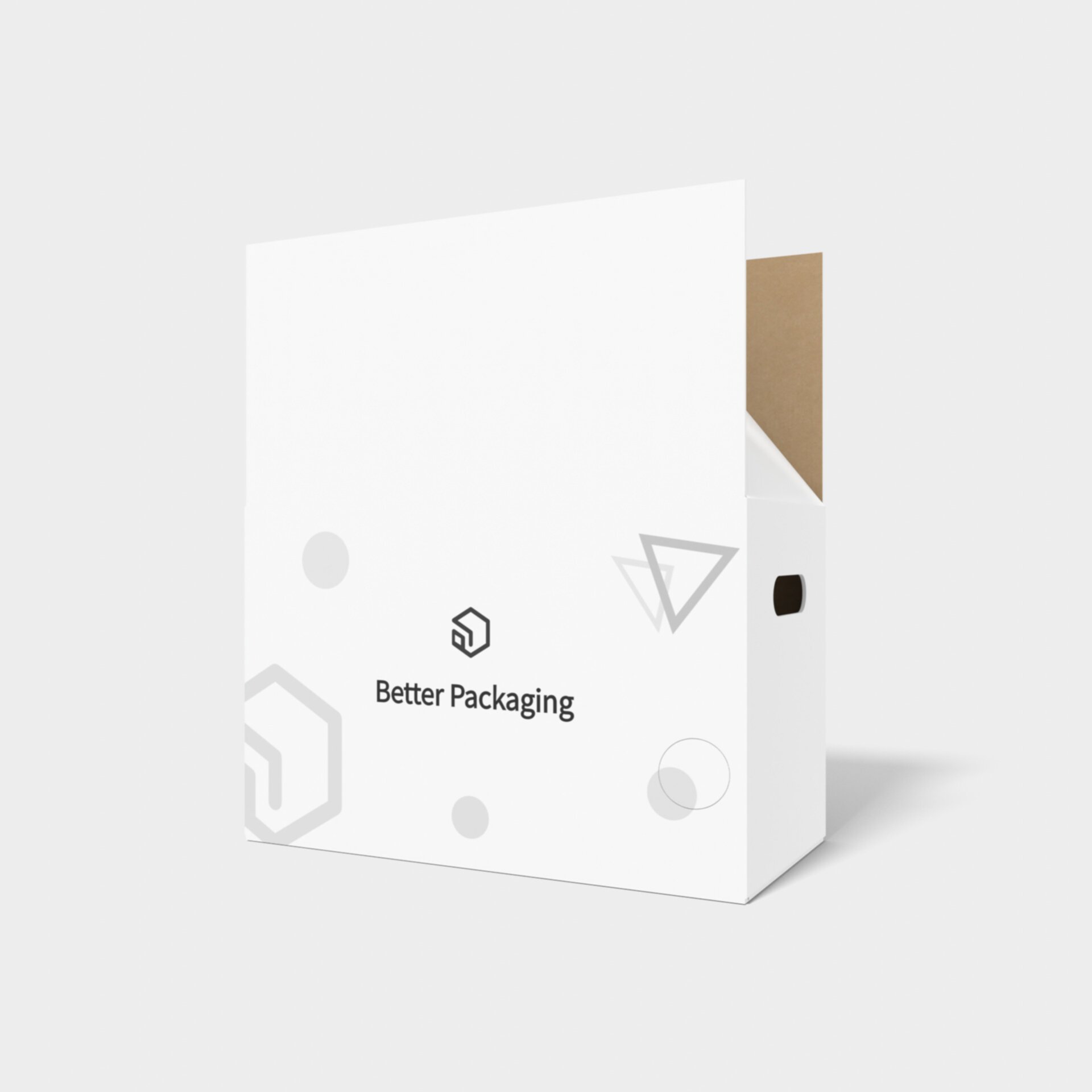 0203 cartons portable holes — Corrugated board