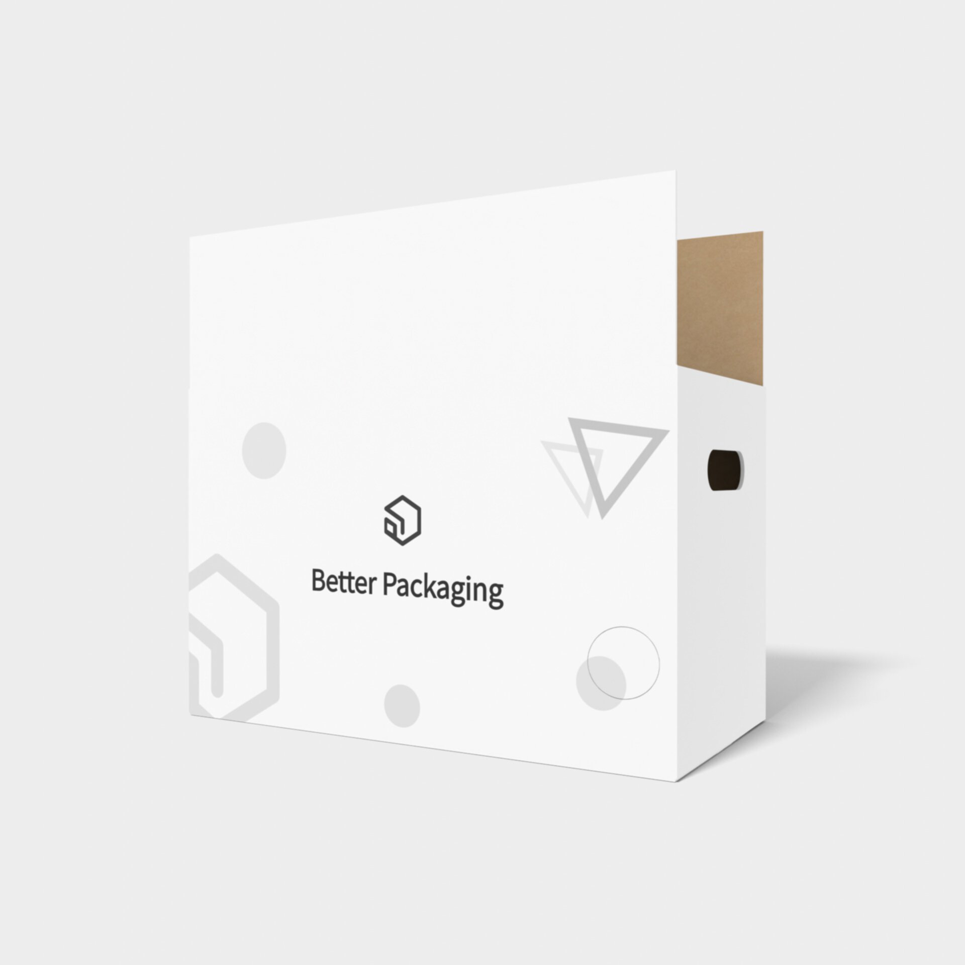 0202 cartons portable holes — Corrugated board
