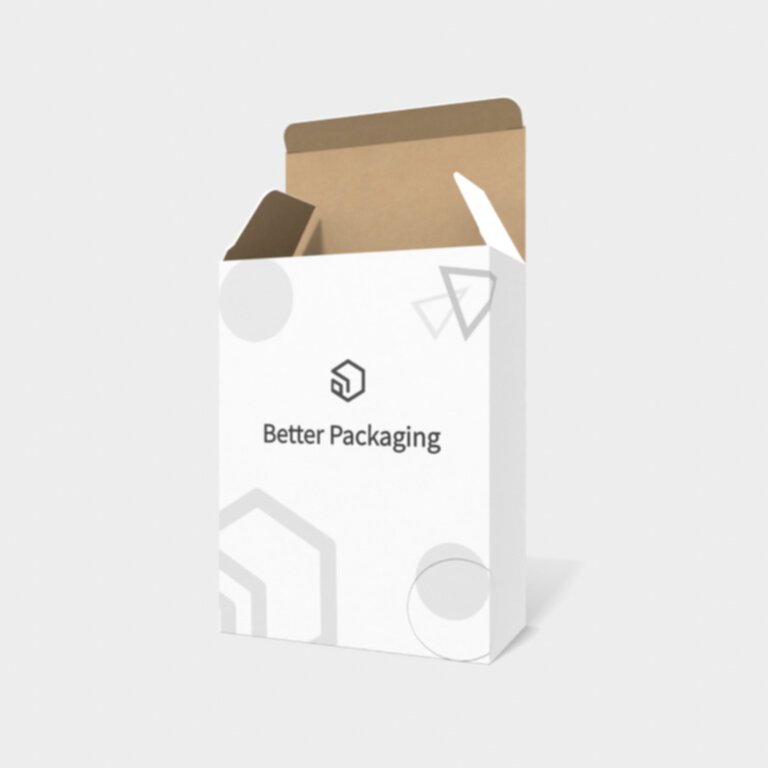 Tuck end boxes reverse inserts bottom buckles — White paperboard