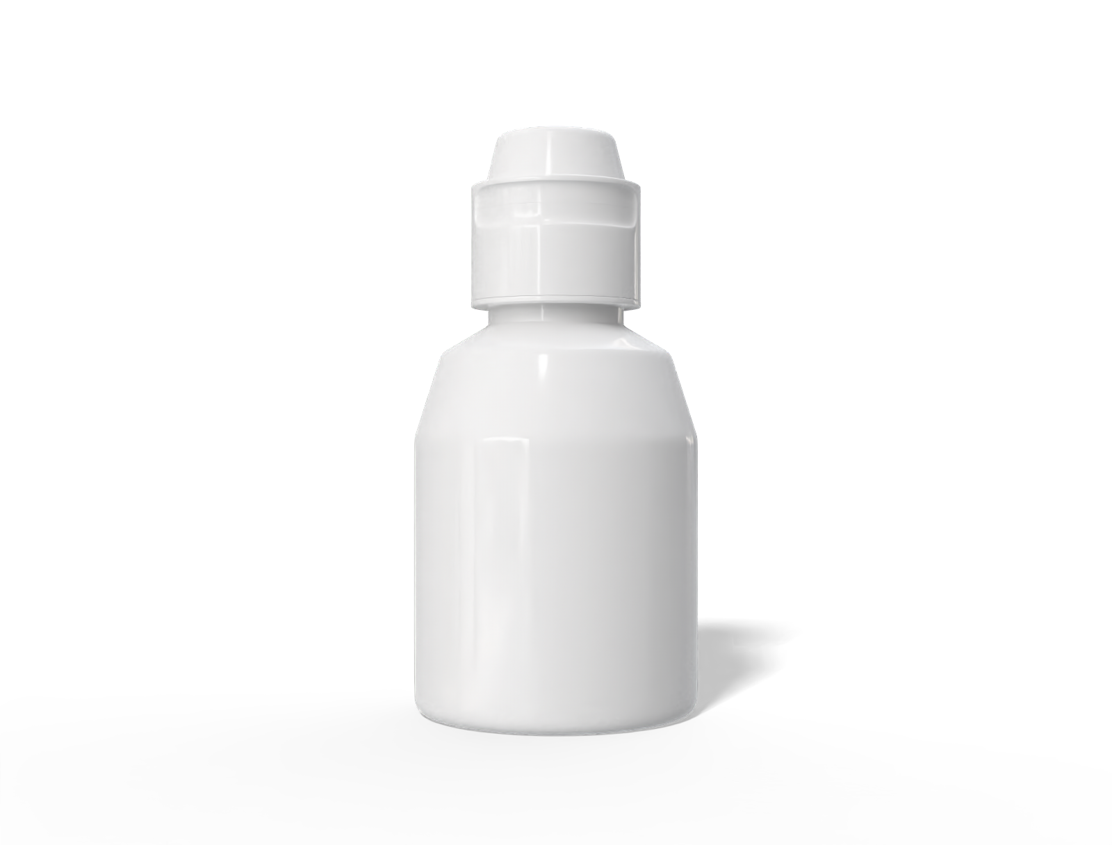 Bottles plastic product label — Glossy plastic