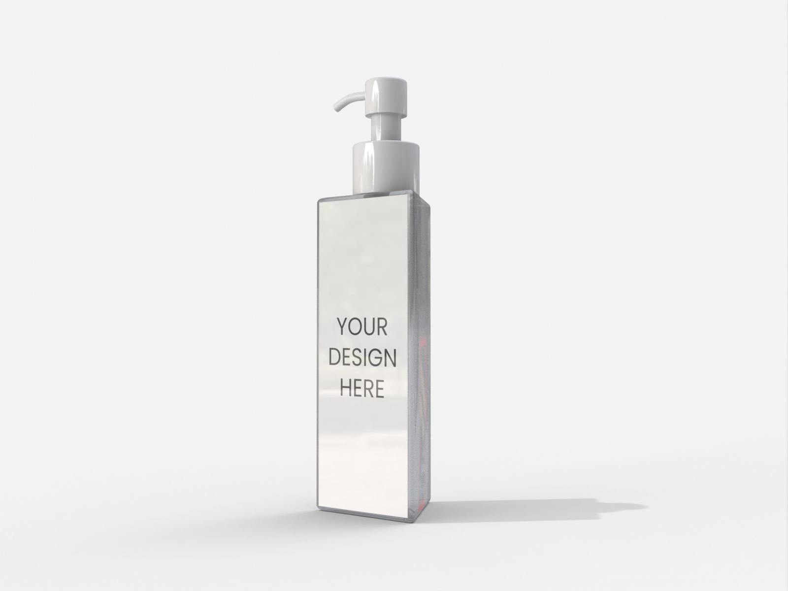 Bottles plastic product label — Glossy plastic