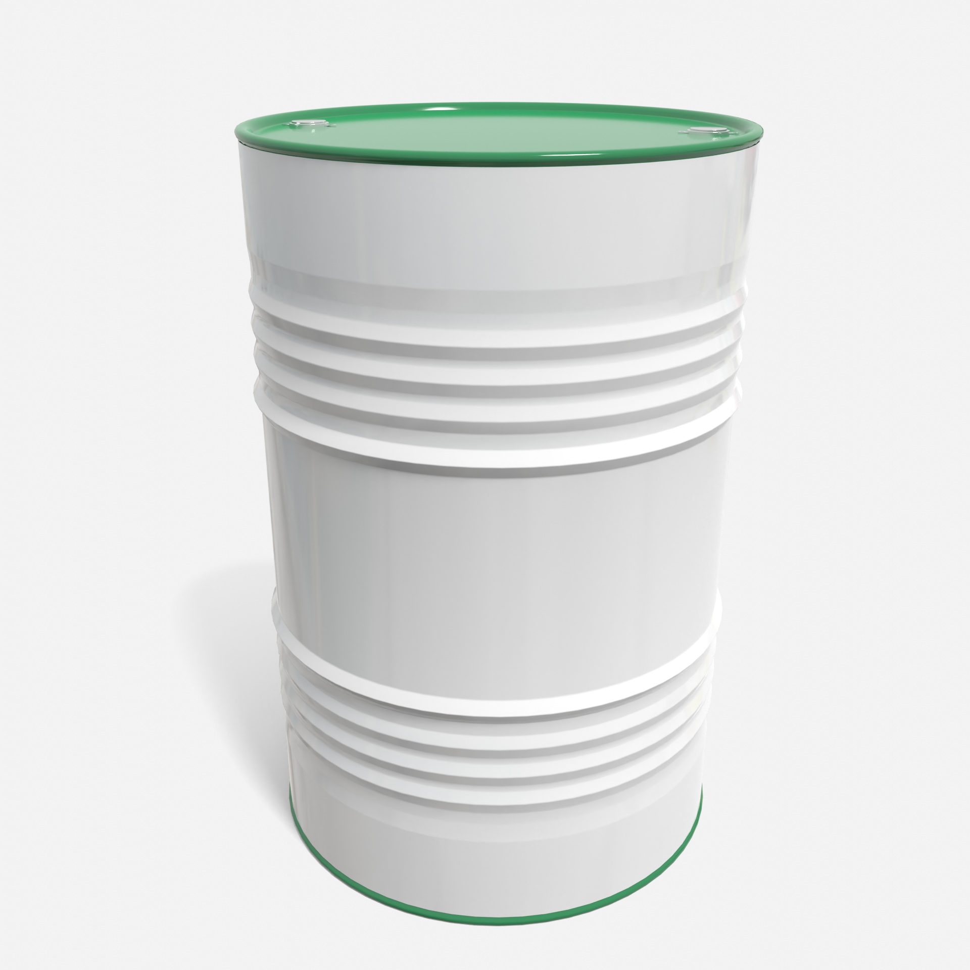 Bottles aluminum barrels tin — Glossy metal