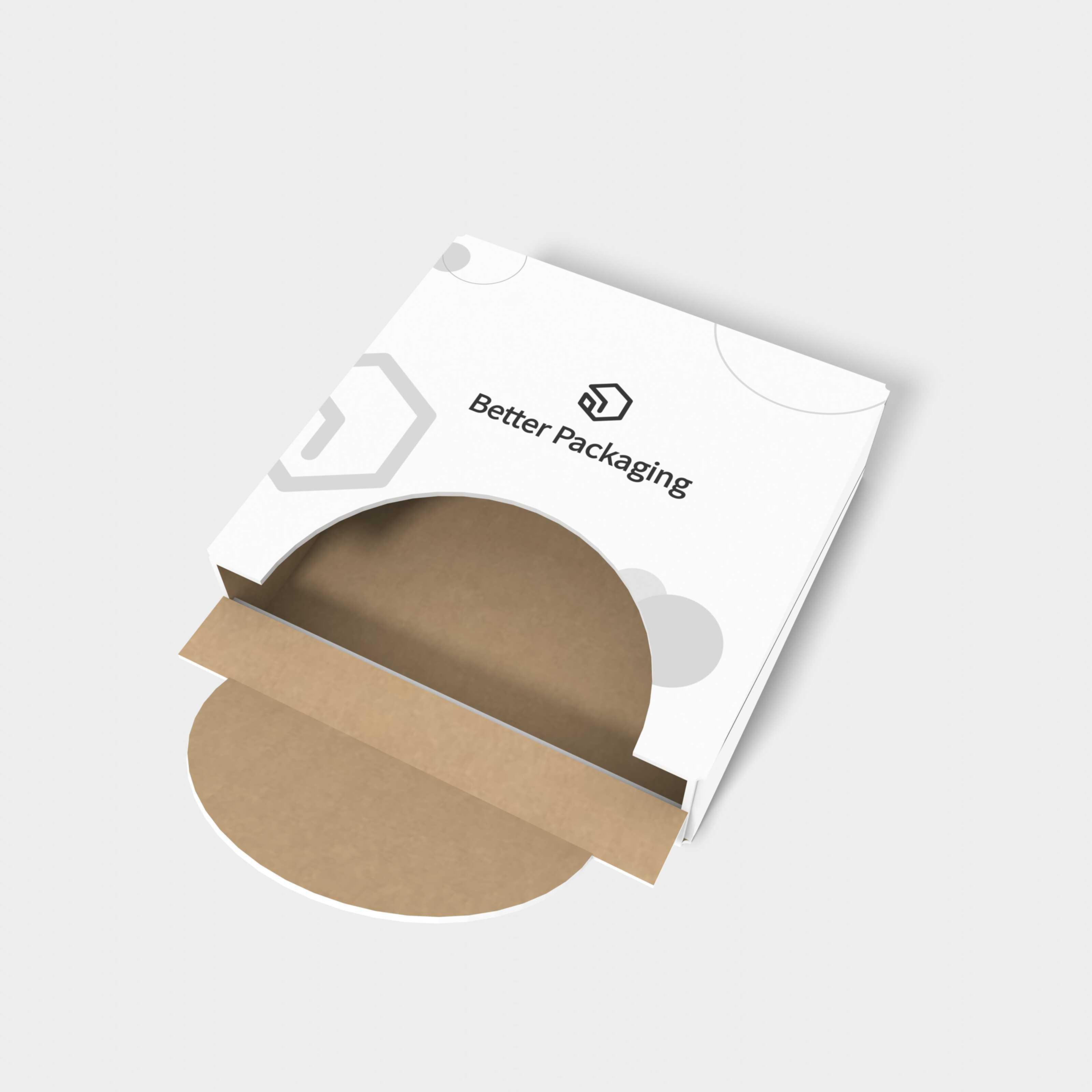 Tuck end boxes paper — White paperboard