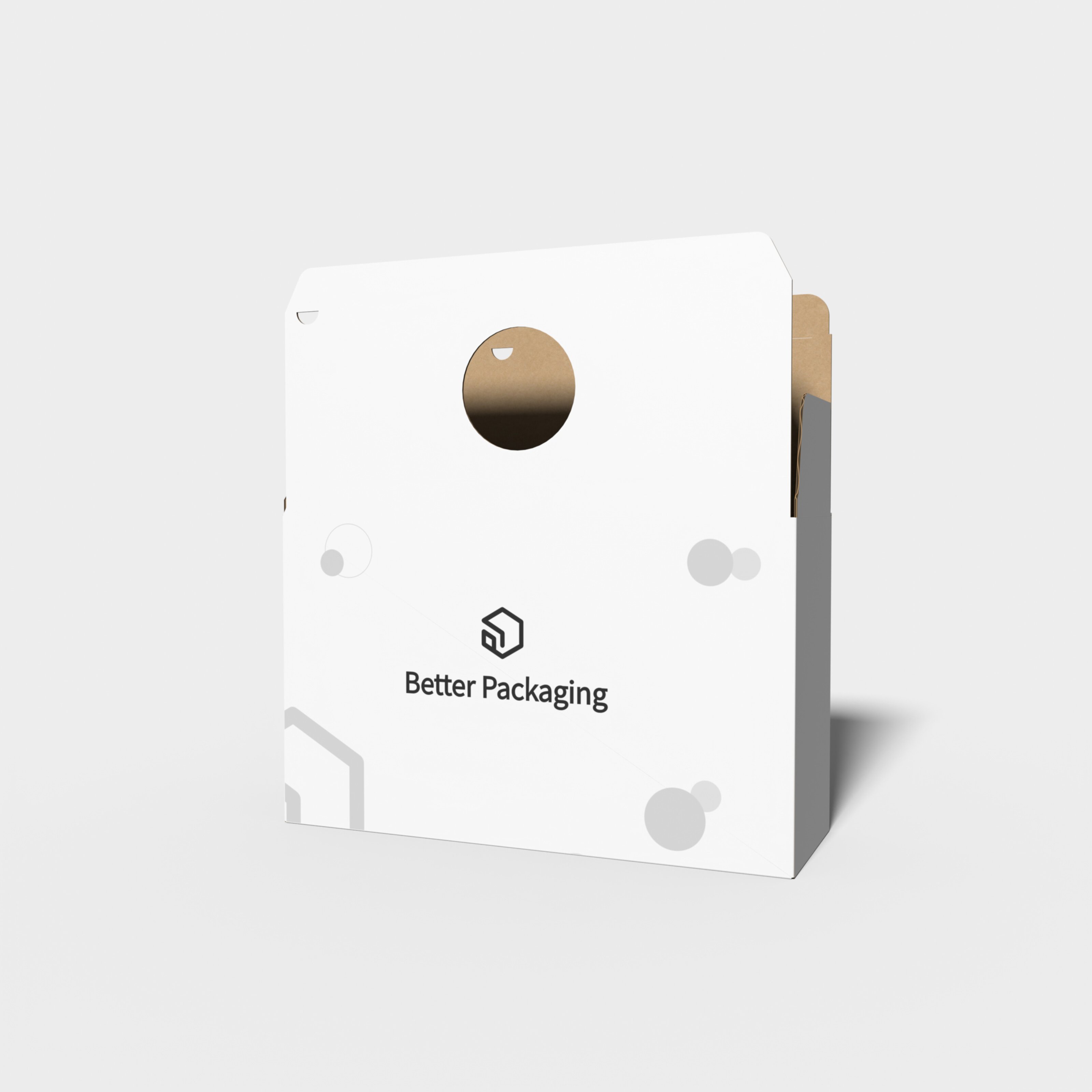 Tuck end mailer box with lock bottom — Corrugated board