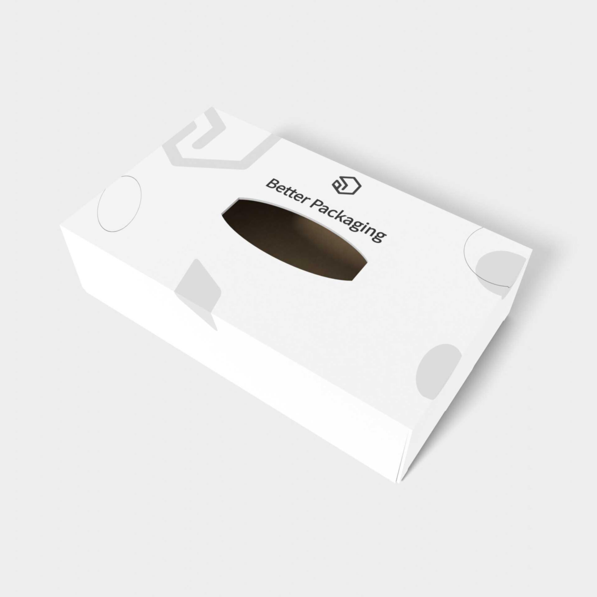 Snap lock tuck end boxes paper — White paperboard