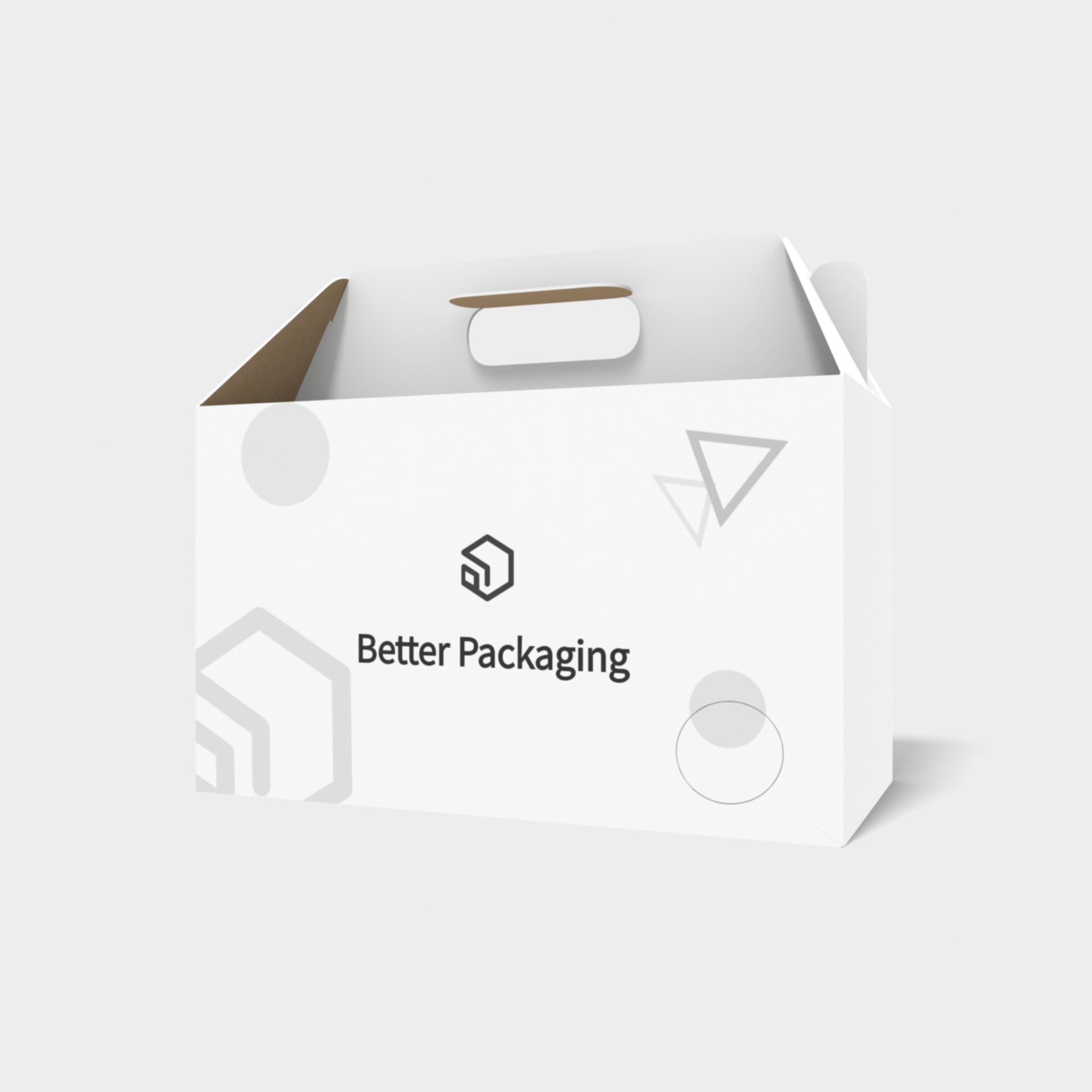 Suitcases box — E-flute corrugated board