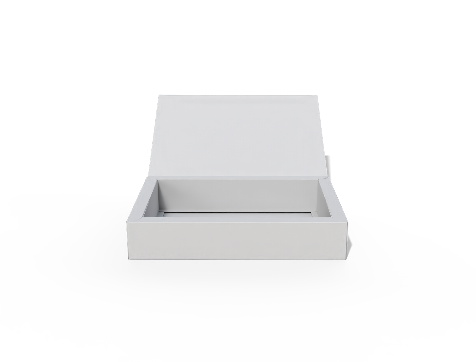 Food tray box — White paperboard