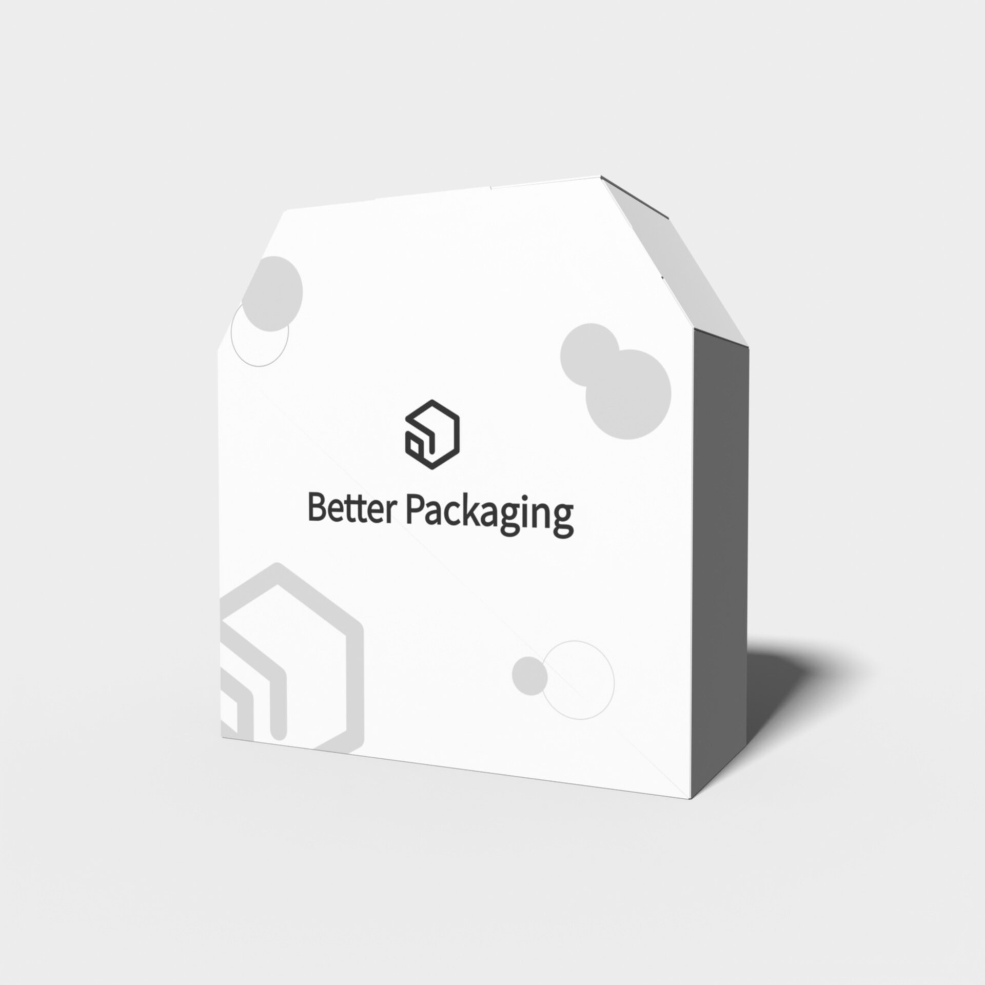 Tuck end boxes ladder-type handles — White paperboard