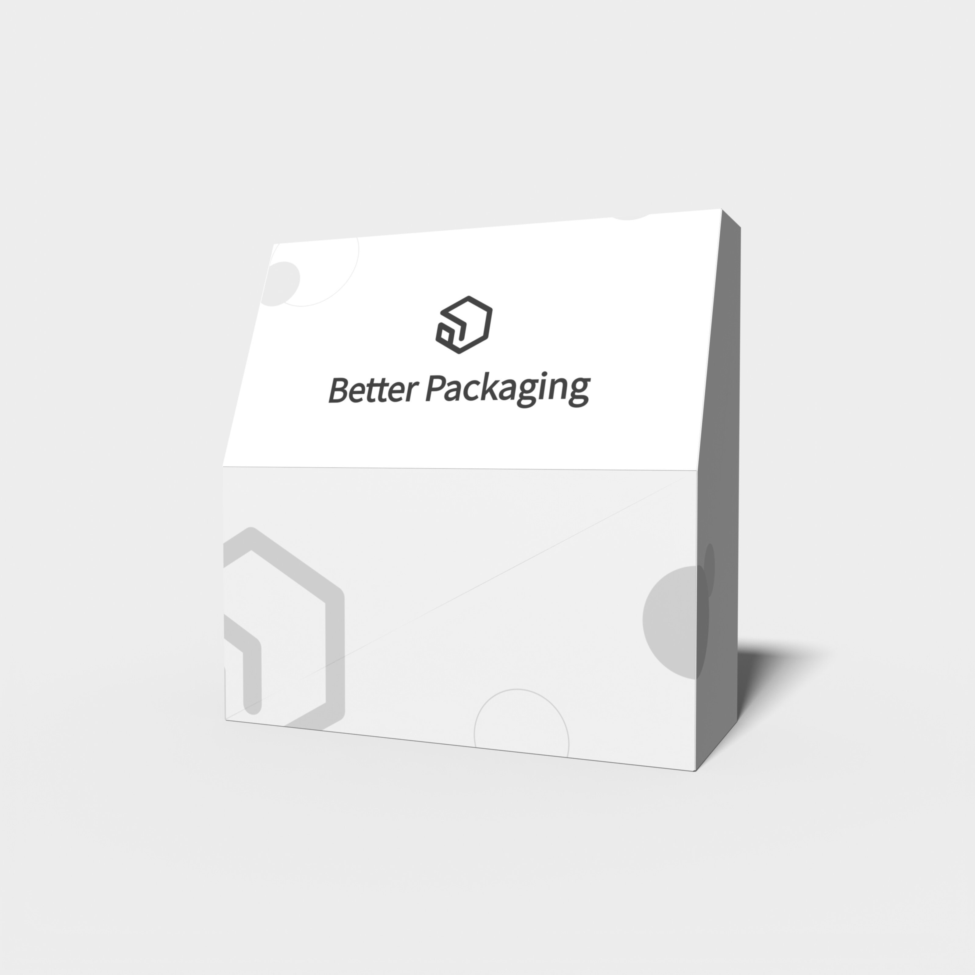 Tuck end boxes paper — White paperboard