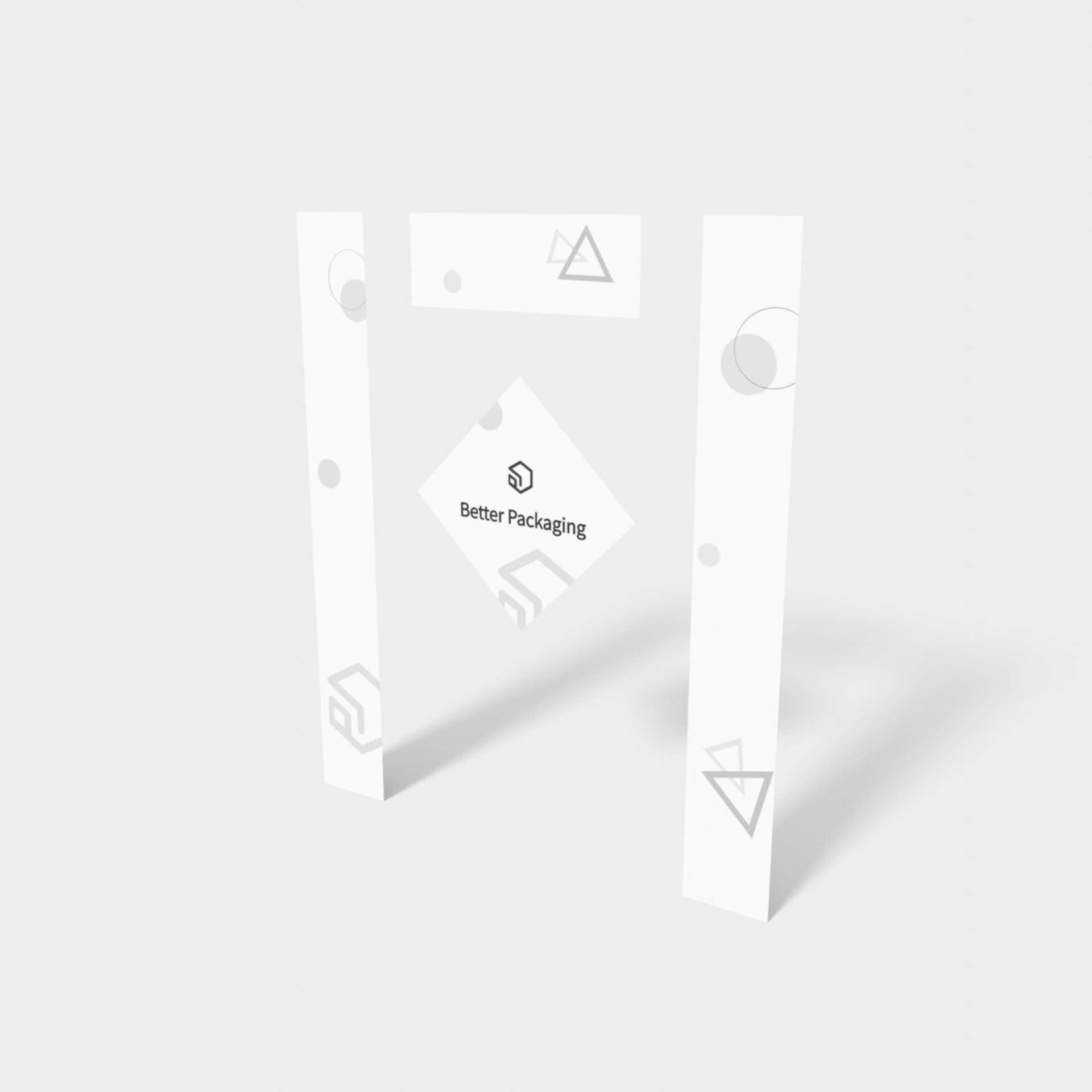 Chinese spring festival couplets — White paperboard