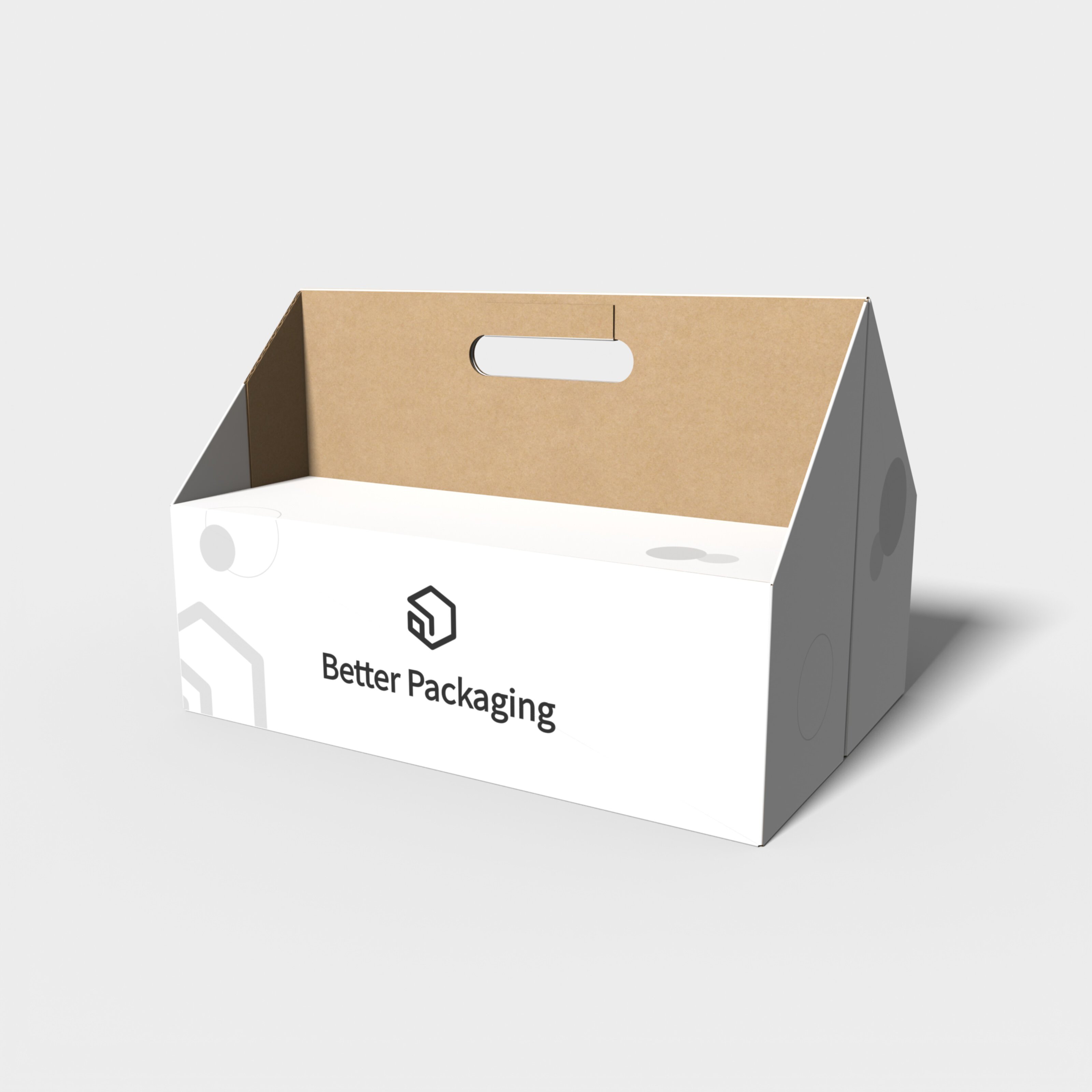 Tuck end box variations double boxes handles — Corrugated board