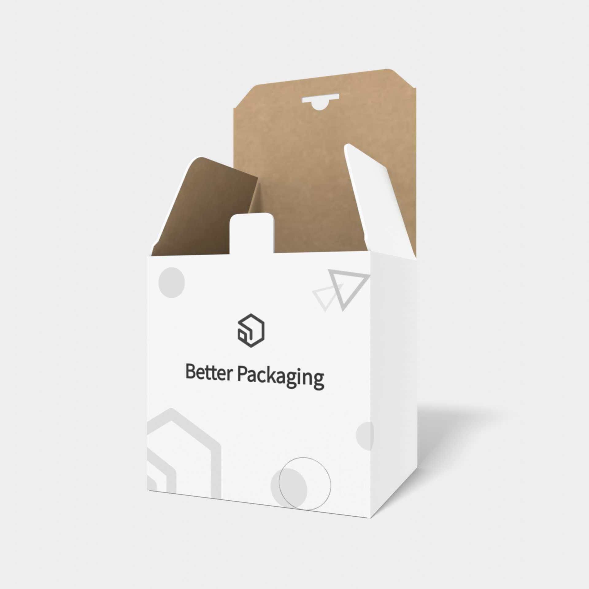 Insert boxes snap lock tuck end box variations — White paperboard