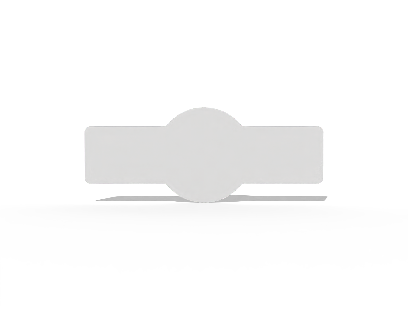 Gift card — White paperboard