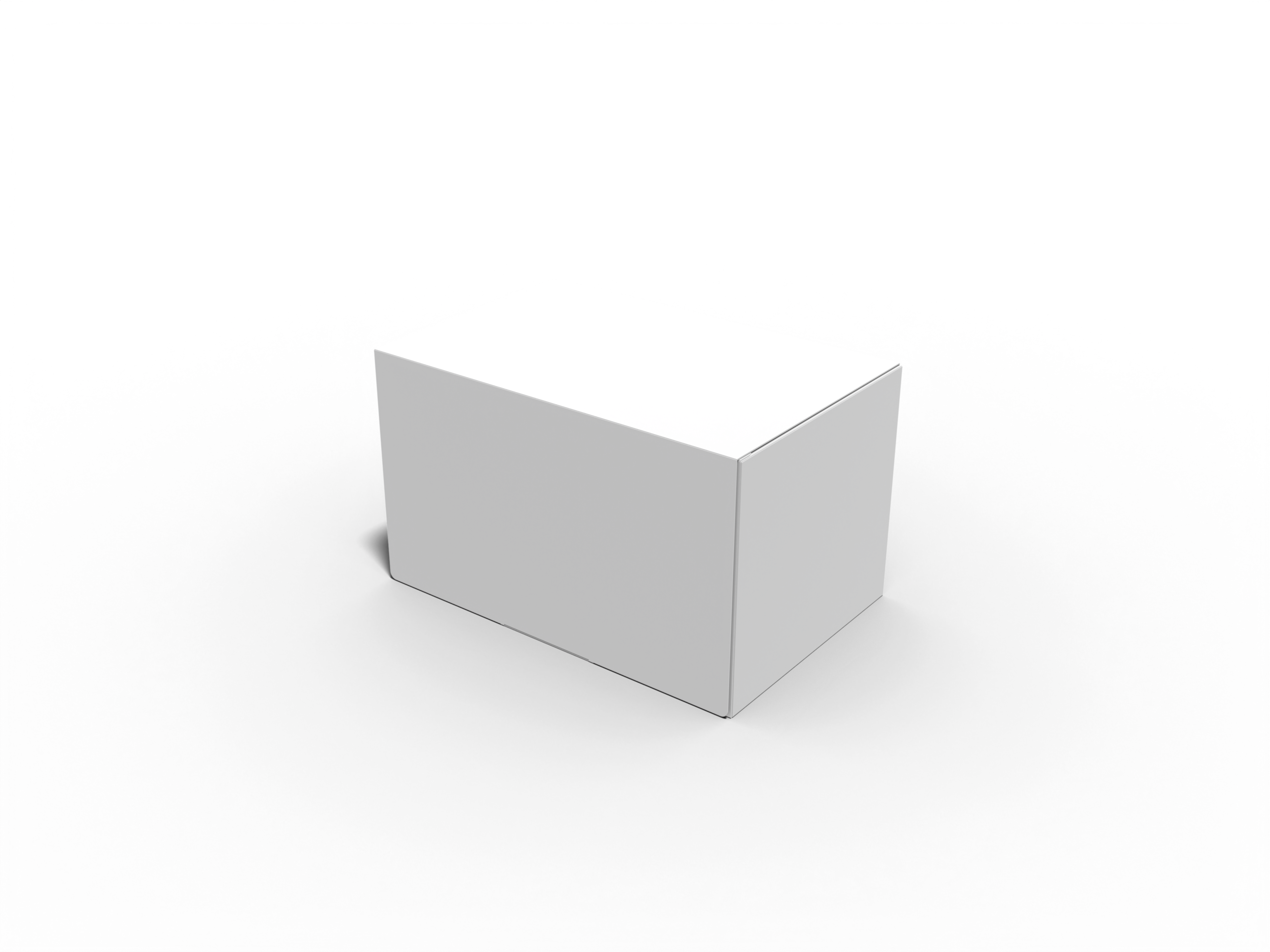 Tray boxes lock inserts flip cover buffers — White paperboard