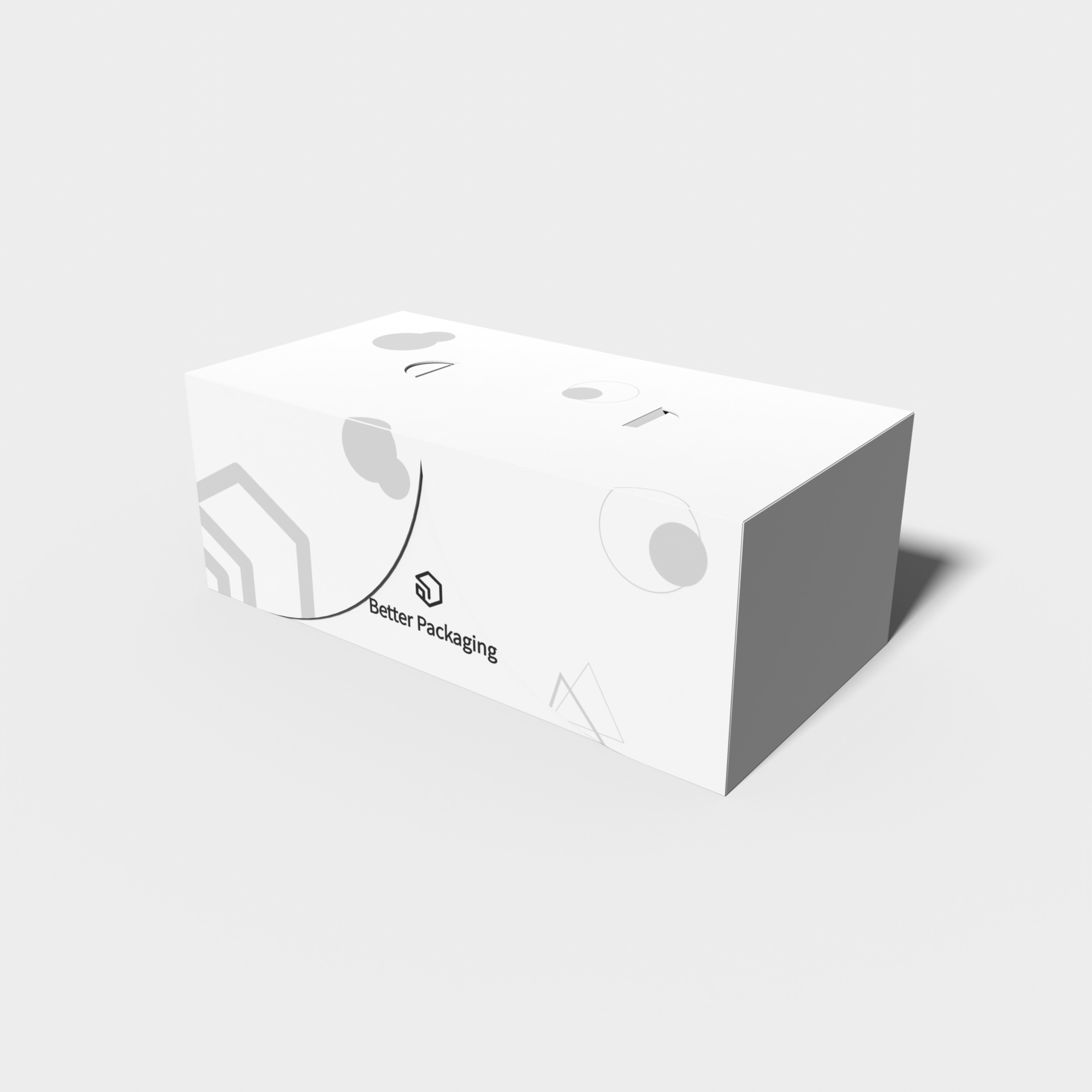 Flip top boxes double open half-folded — Corrugated board
