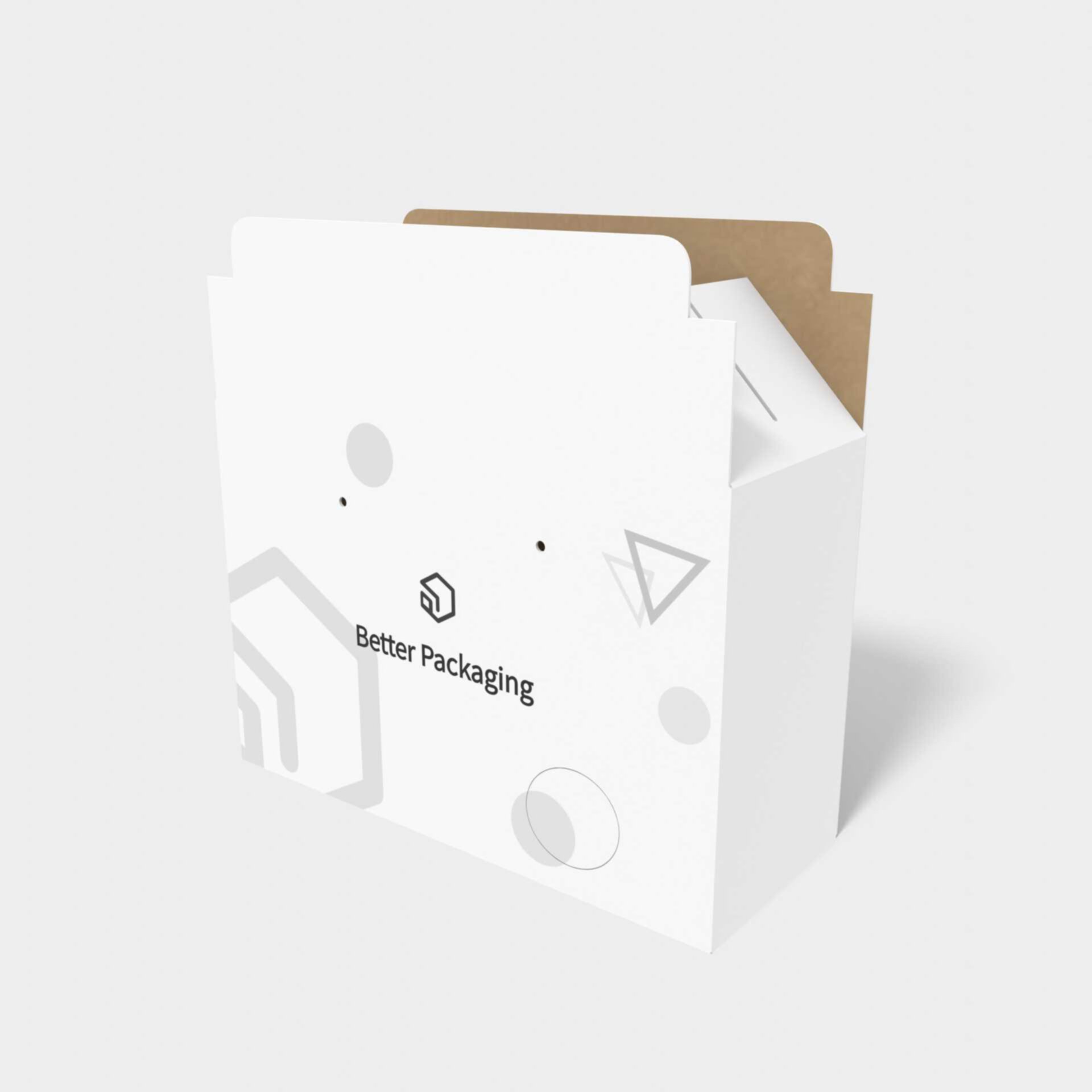 Snap lock shipping box — Corrugated board