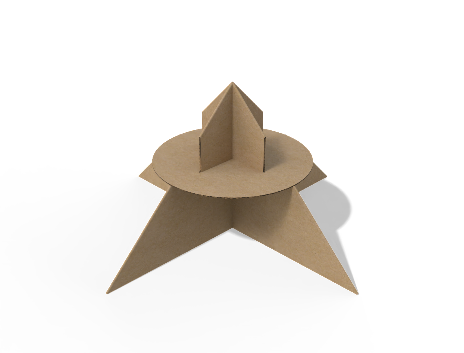 Display box — E-flute corrugated board