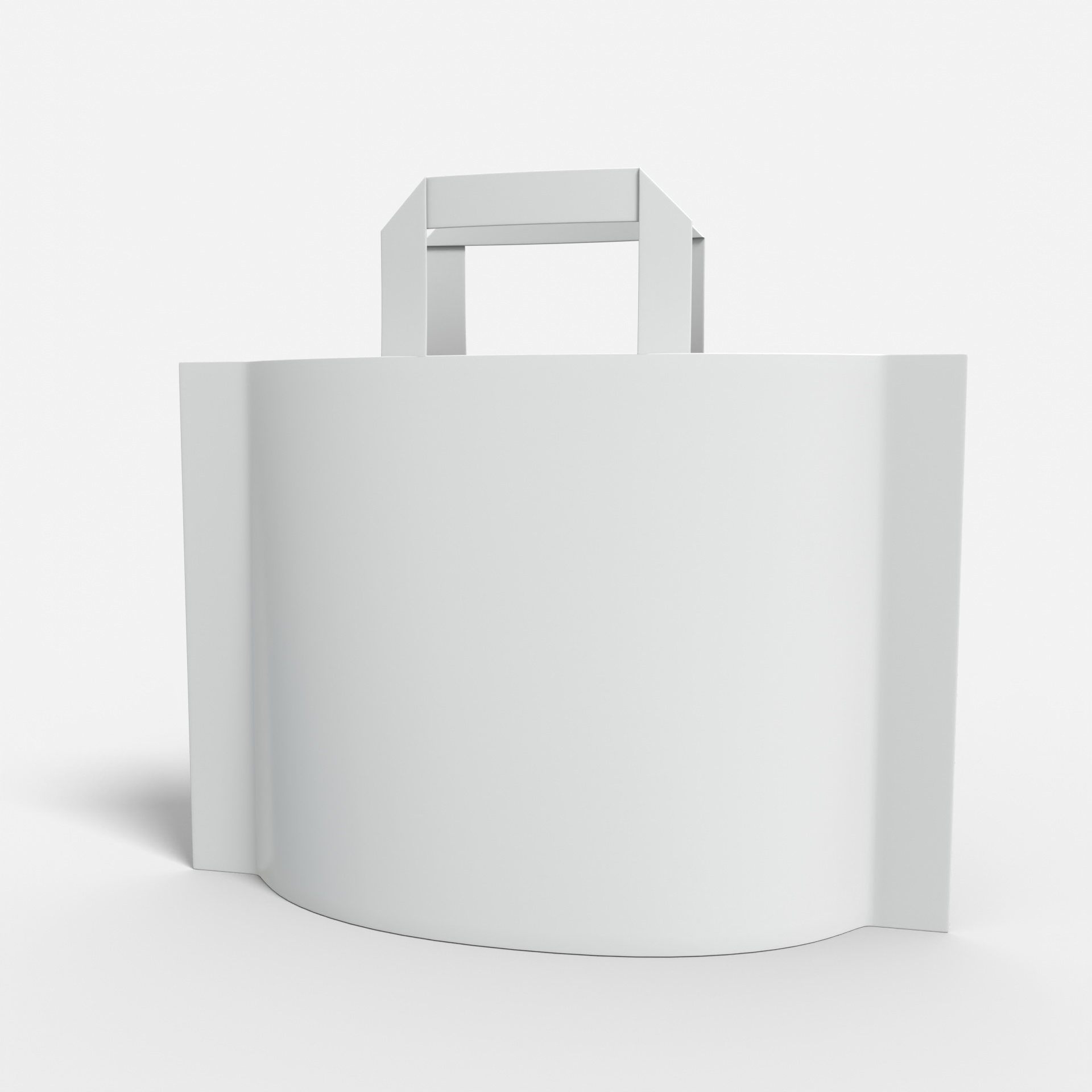 Plastic tote bag — Glossy plastic