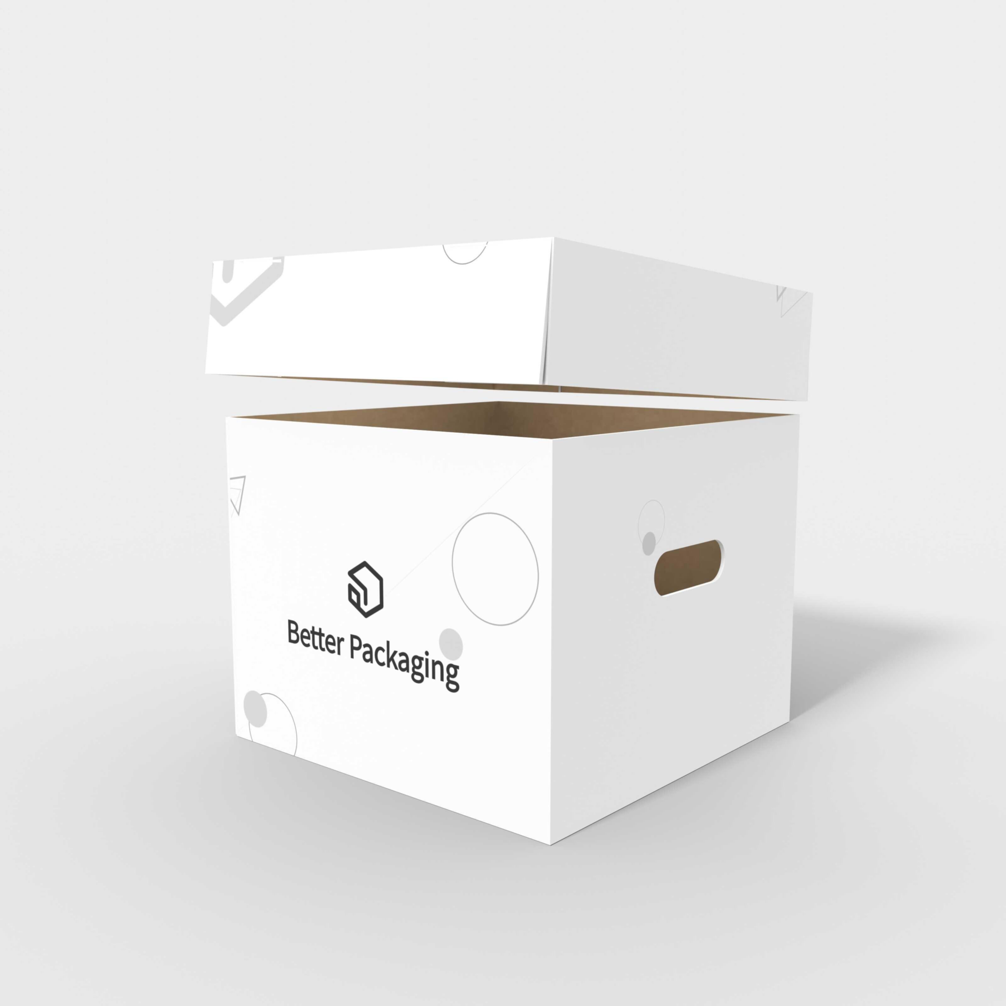 Boxes with lid corrugated cartons suitcases — Corrugated board
