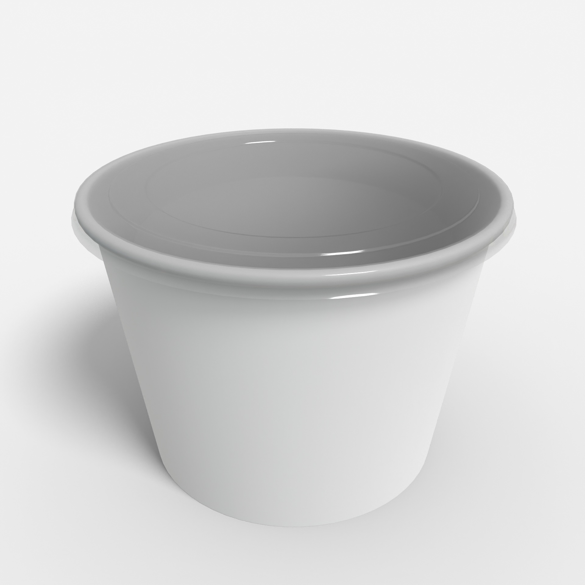 Paper buckets with lid — Kraft paper
