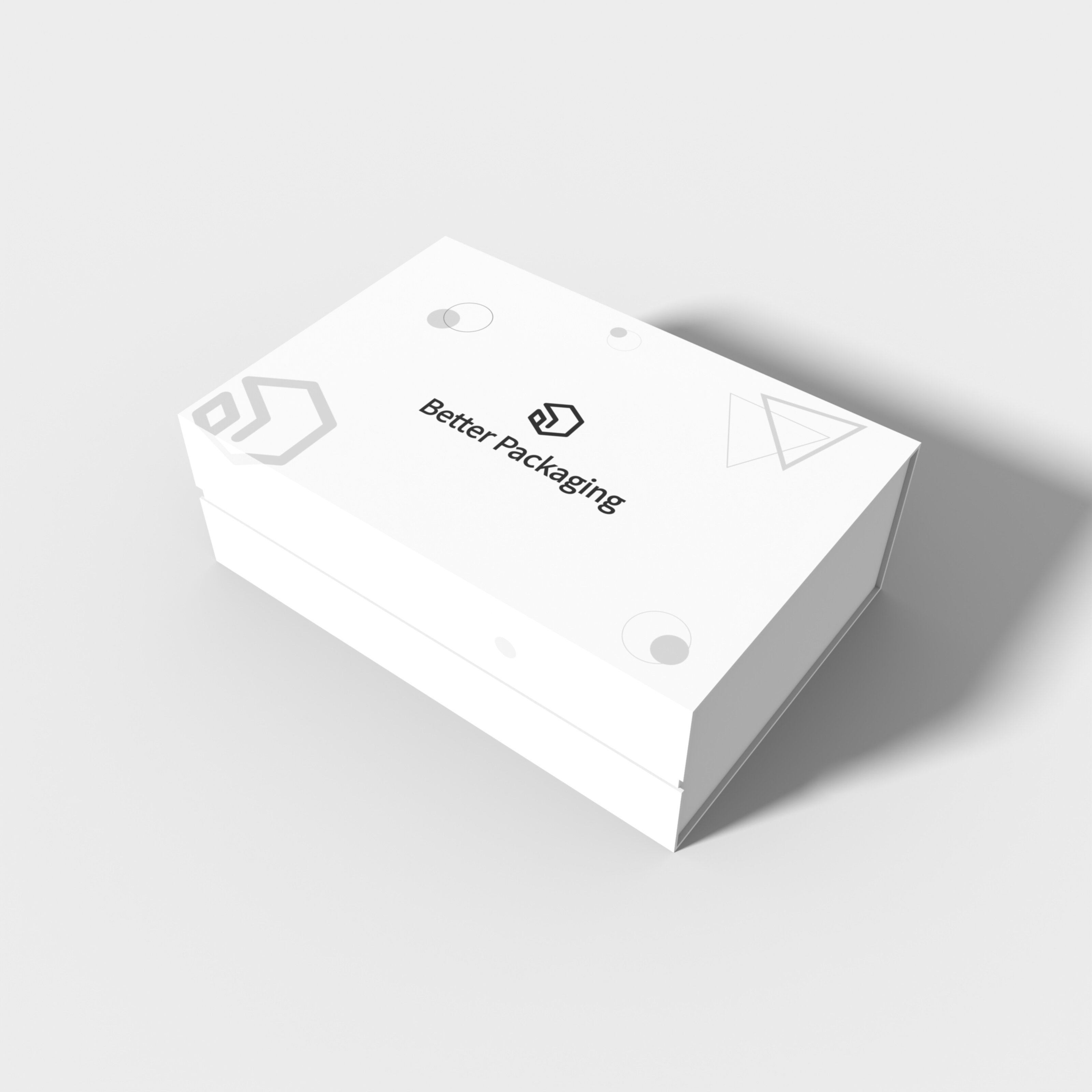 Shoulder box neck box luxury box — White paperboard