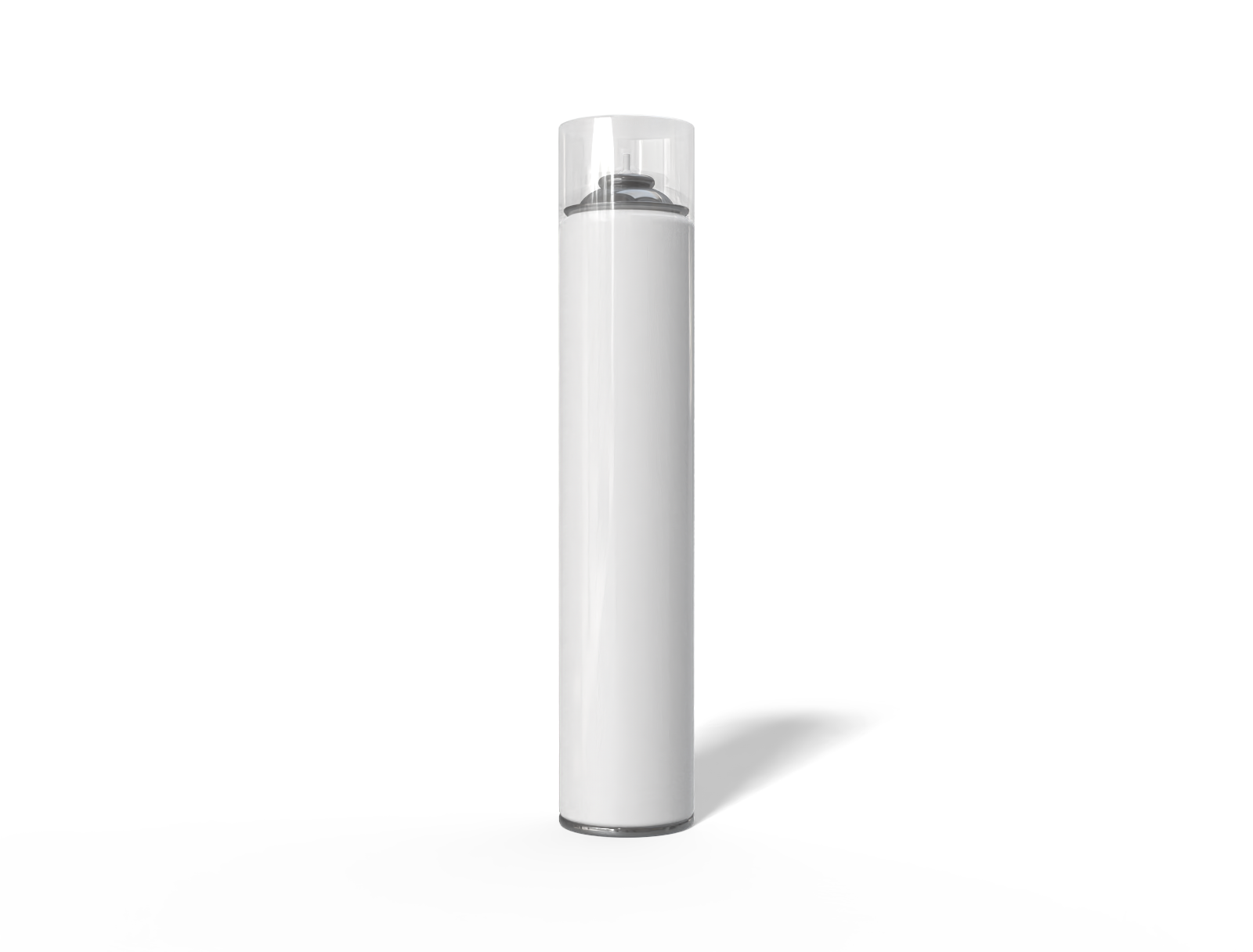 Bottles aluminum product label — Glossy metal