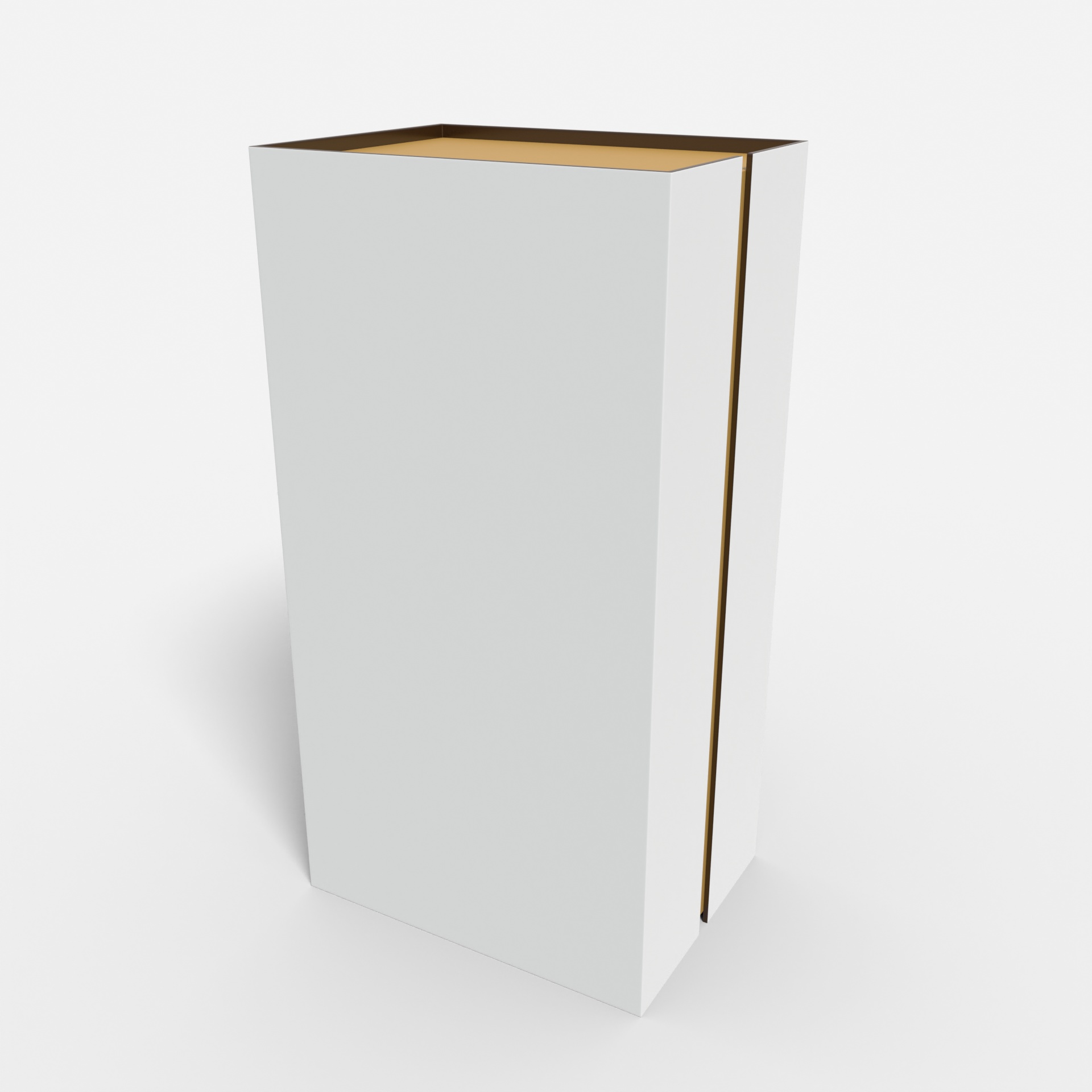 Bottle box paper tray boxes — White paperboard