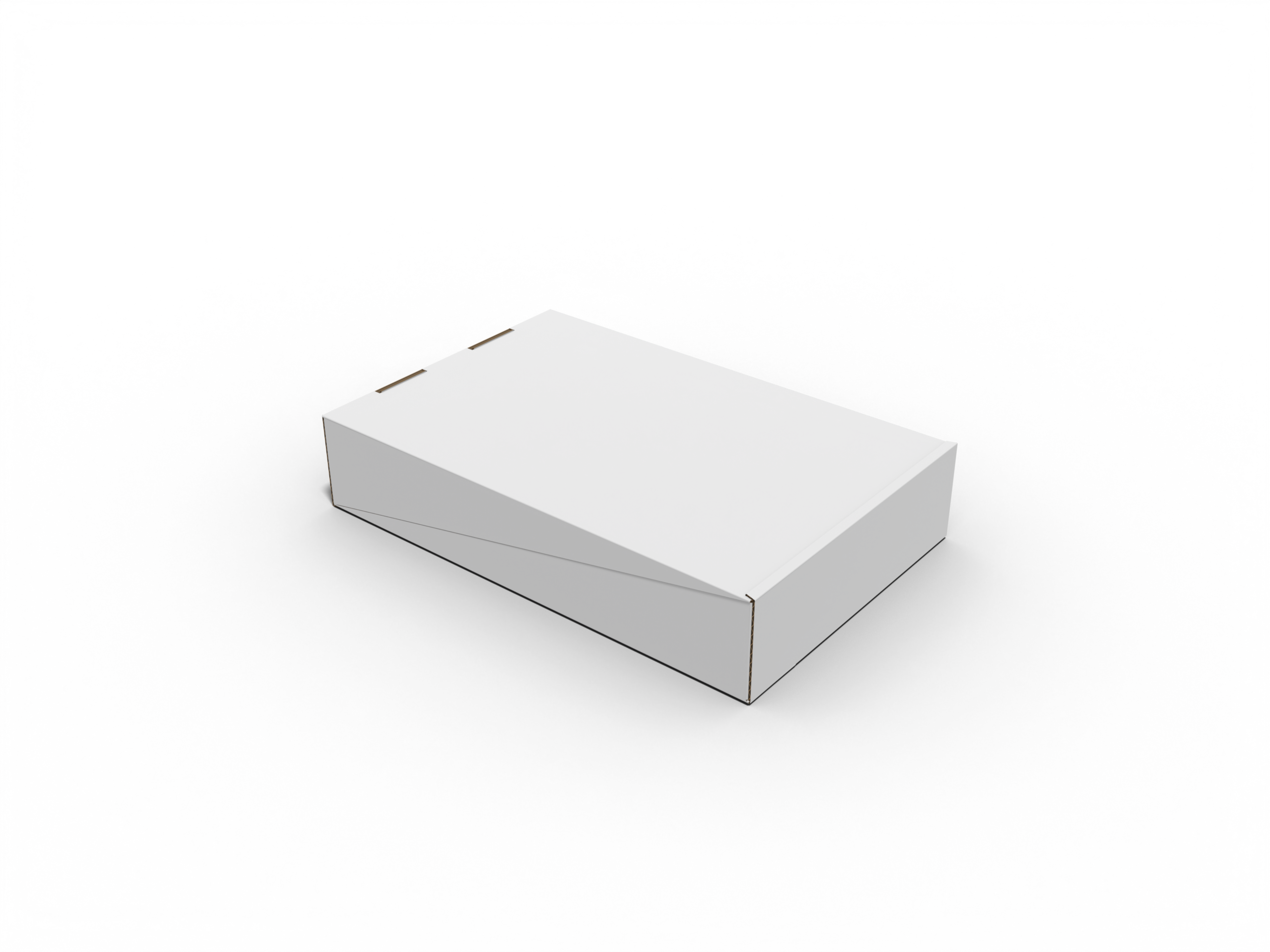 Flip top boxes triangle folio — Corrugated board