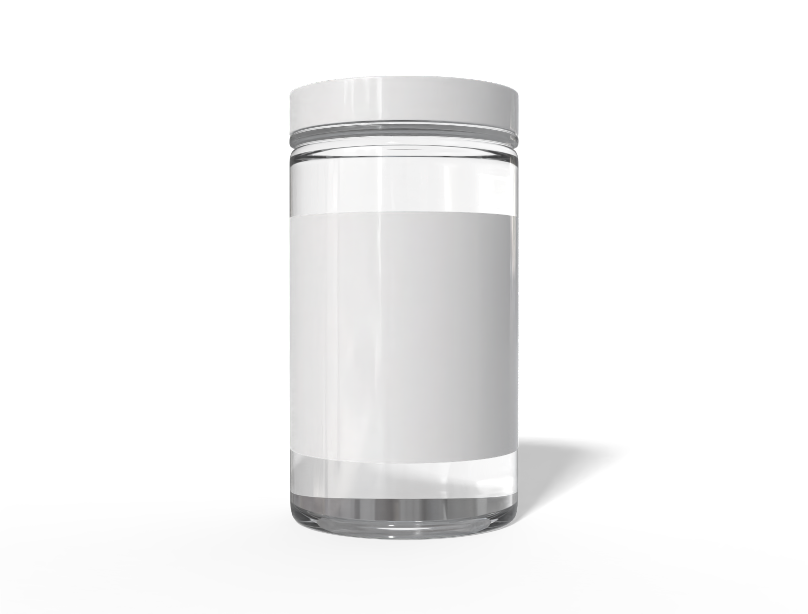 Bottles plastic cans product label — Glossy plastic