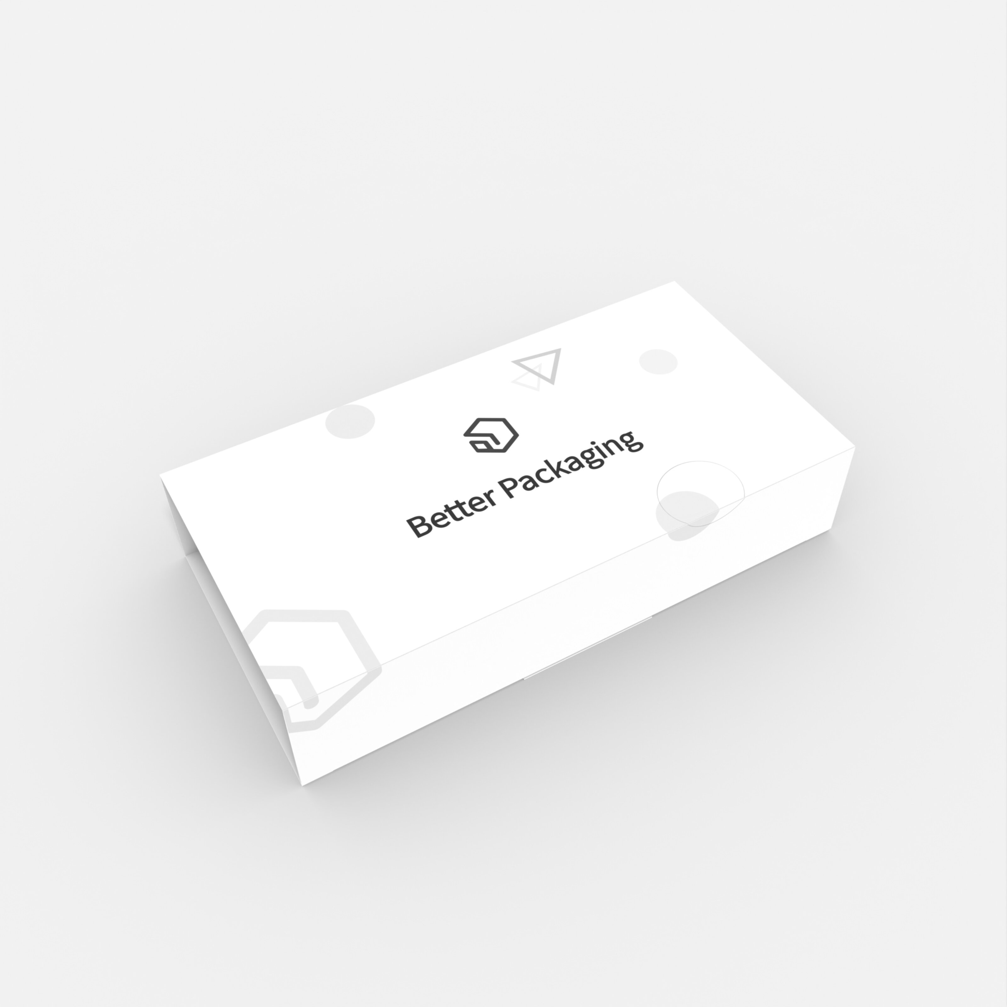 Flip top boxes mailer all-in-one — White paperboard