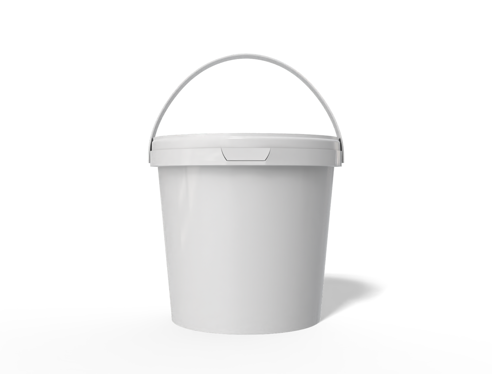 Packaging bottle plastic buckets — Glossy plastic