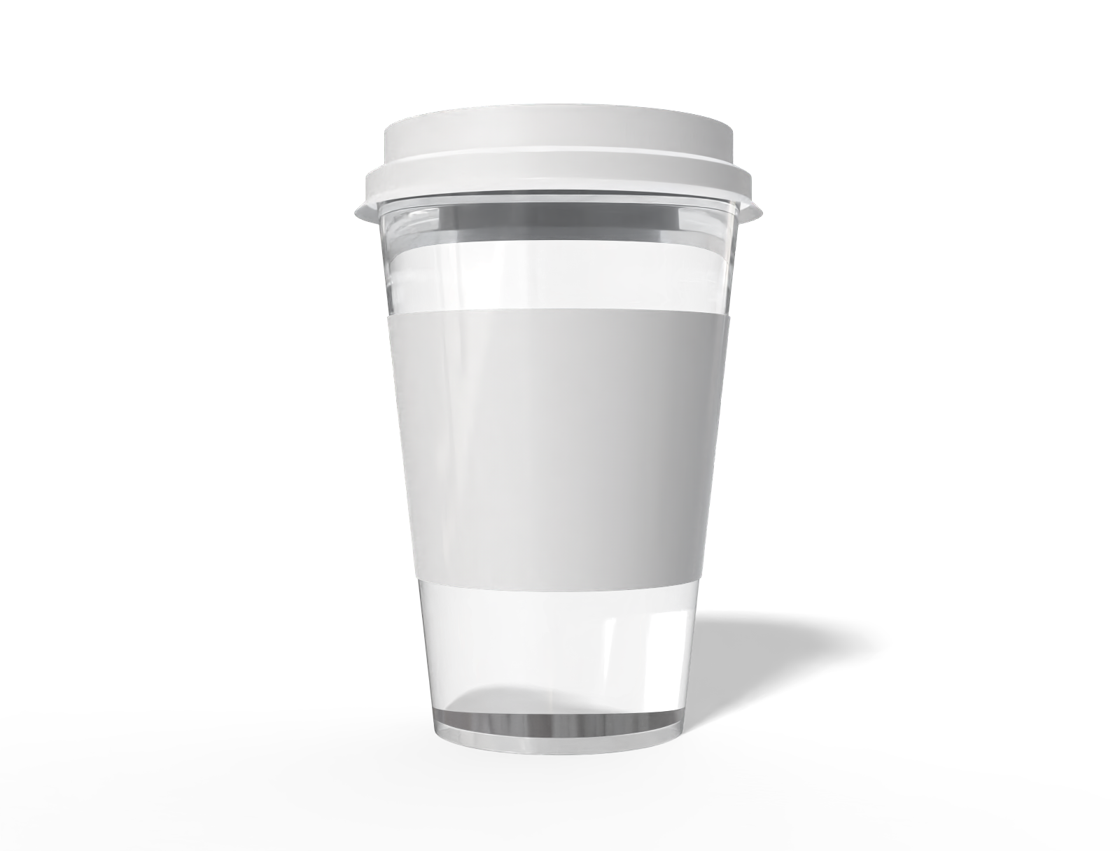 Packaging bottle plastic cup — Glossy plastic