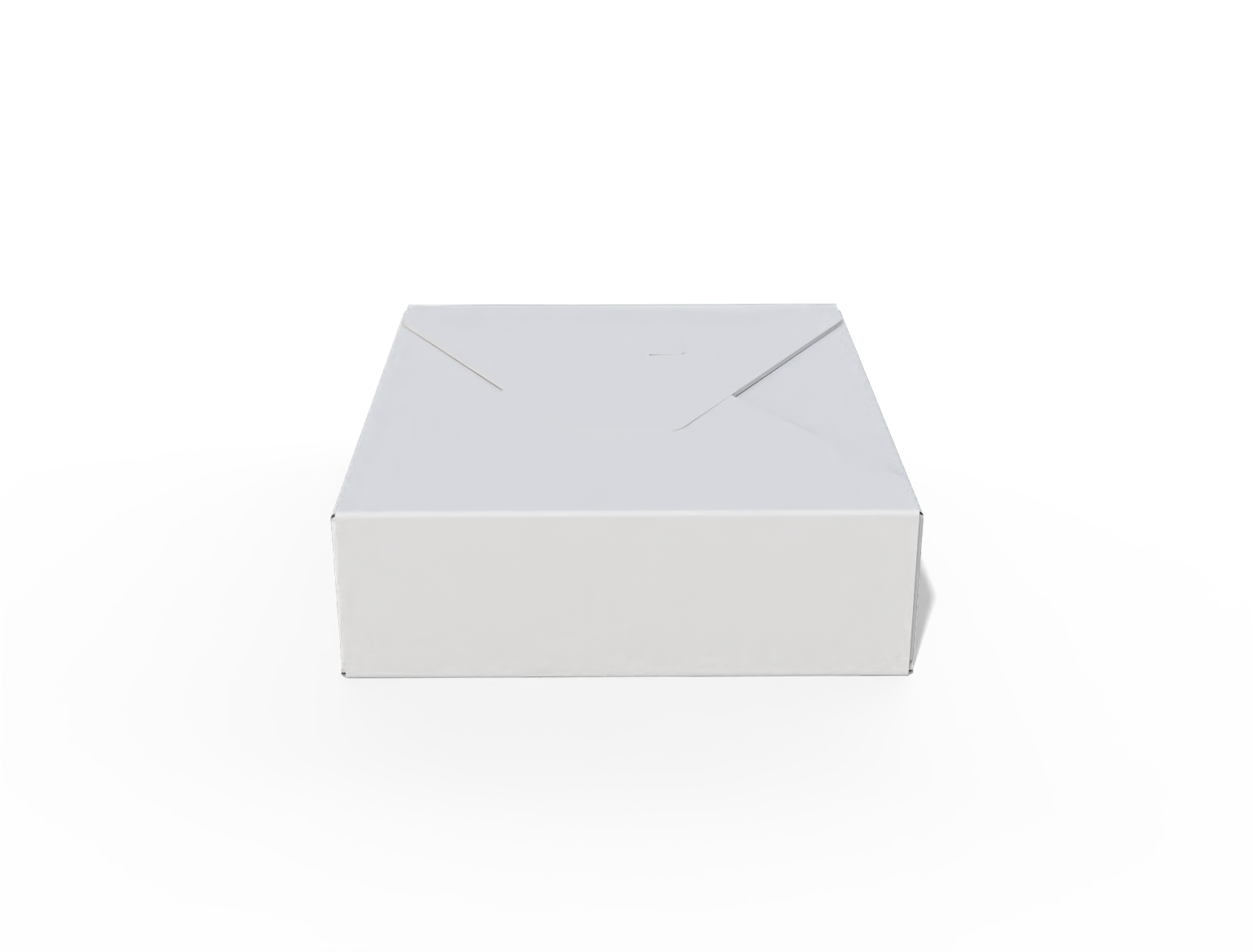 Food tray box — White paperboard