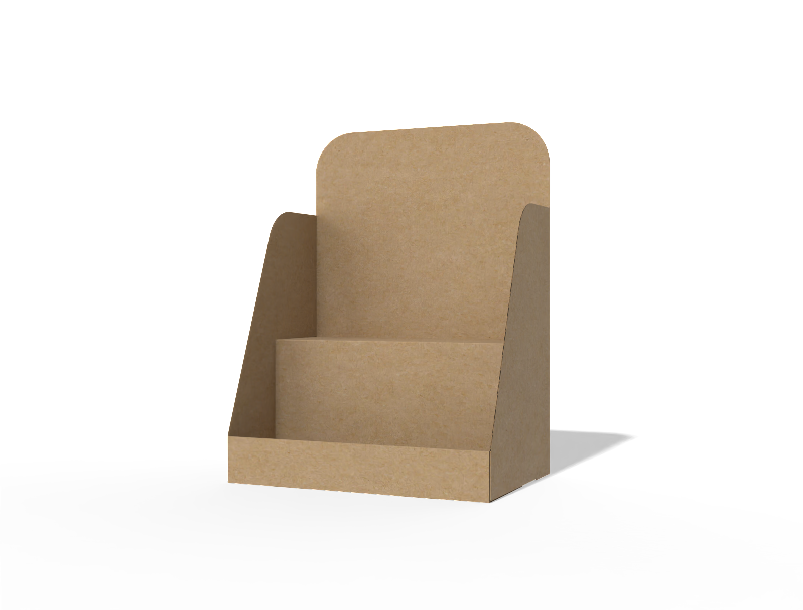 Display box packaging — E-flute corrugated board