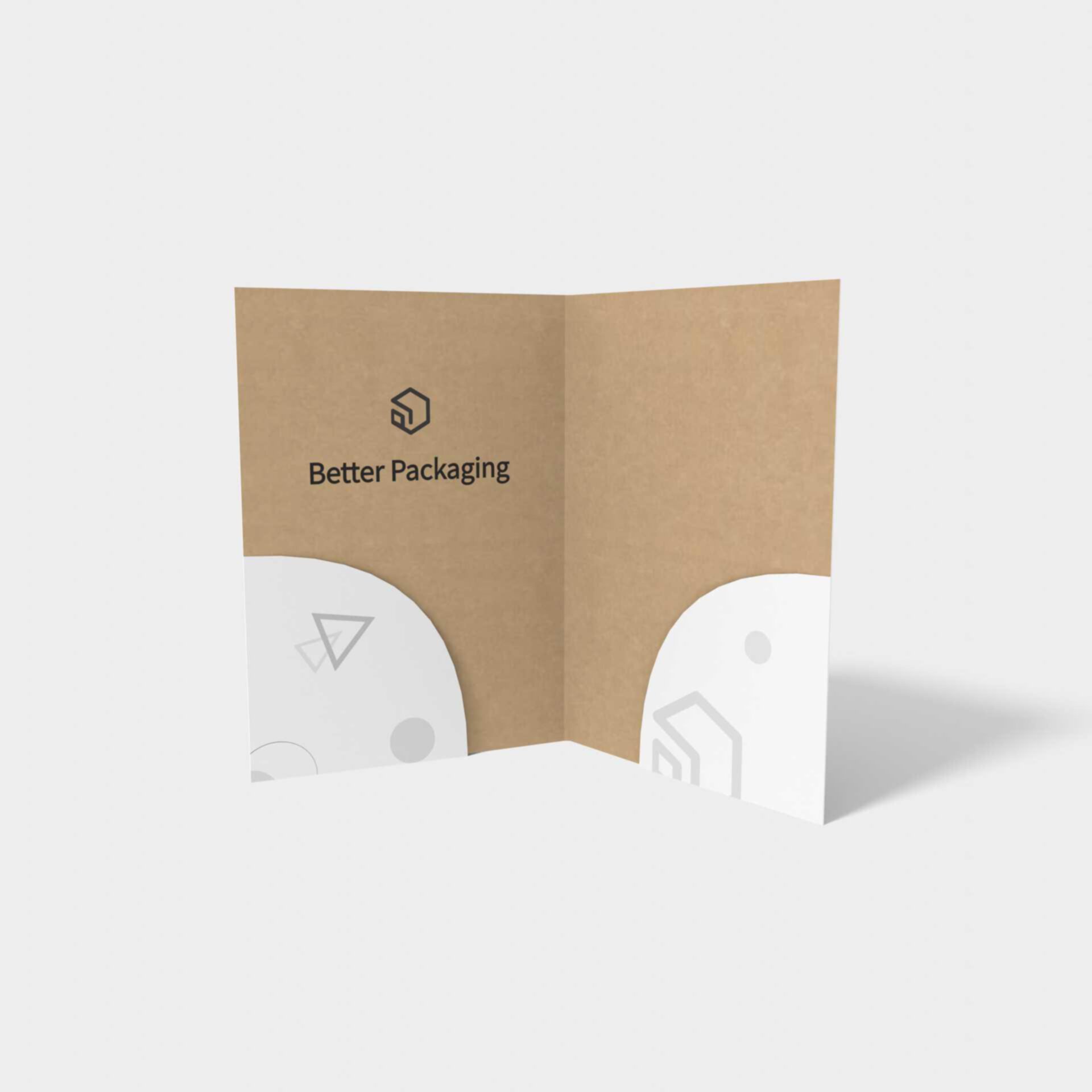 Arc folders folders — White paperboard