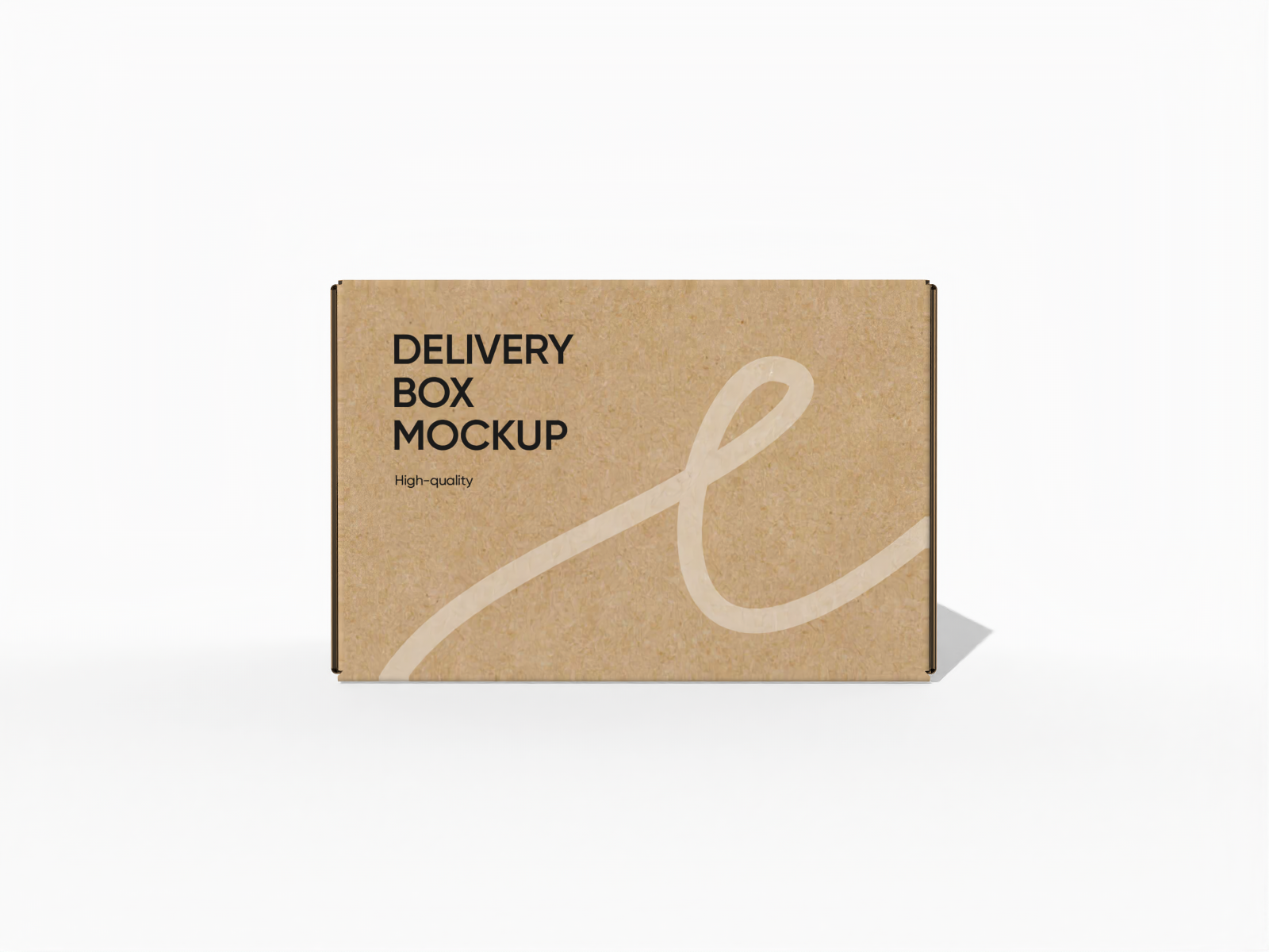 Folding delivery box — Corrugated board