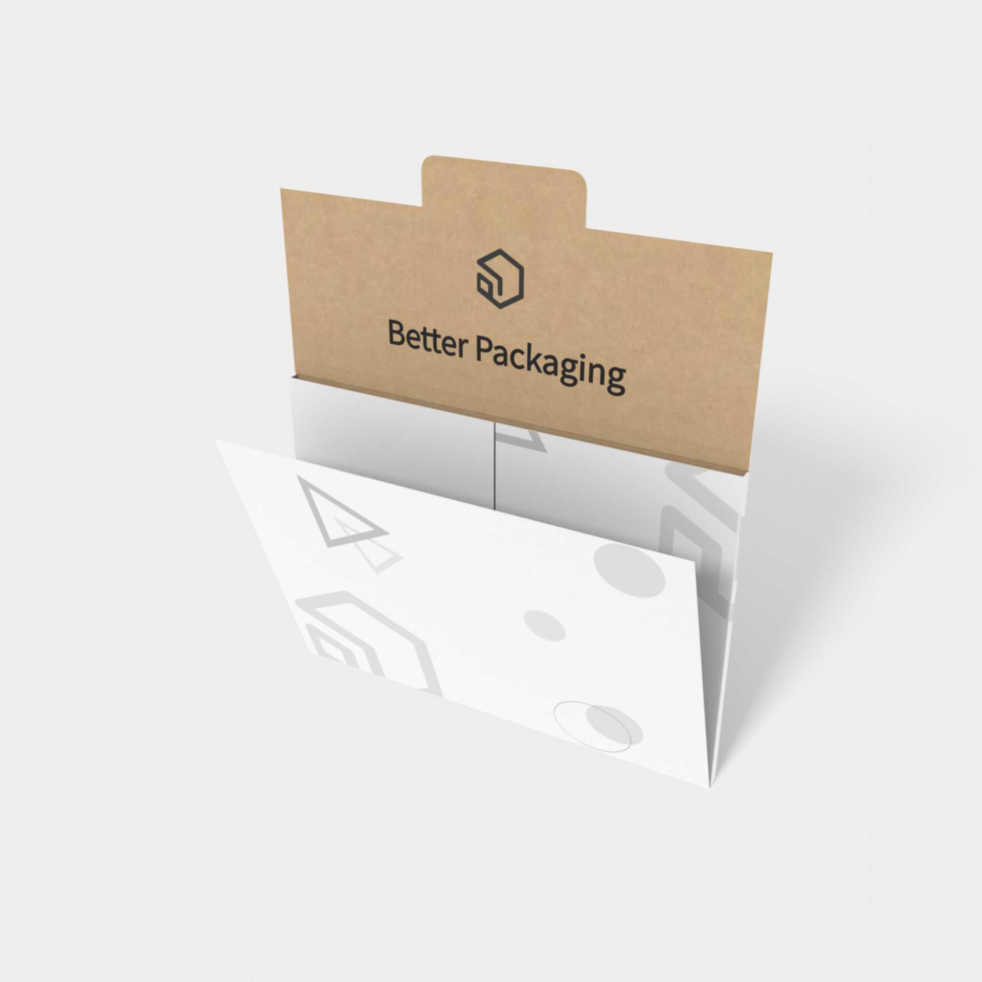 Folder bag — White paperboard