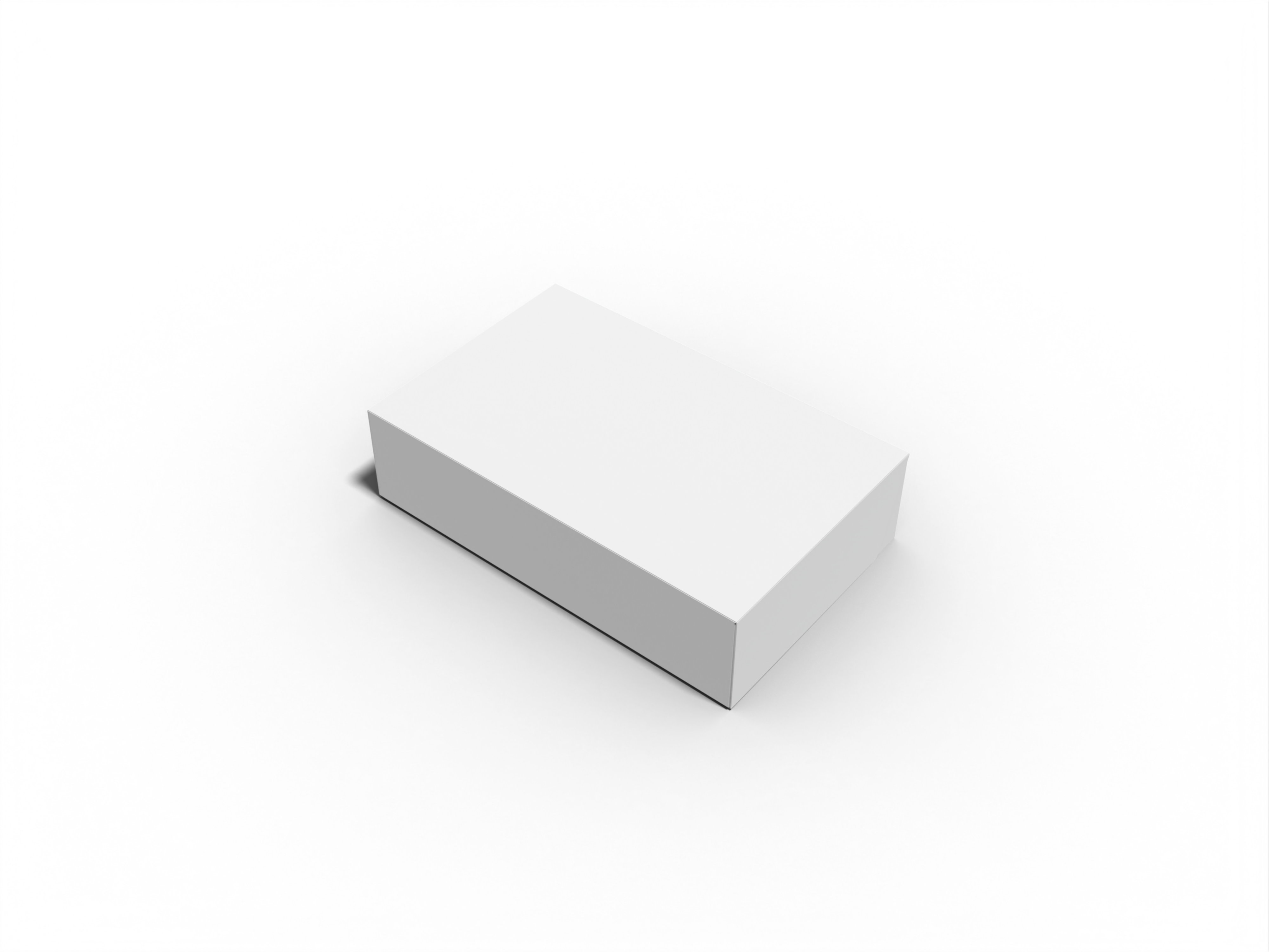 Magnet box flip top boxes tuck front box — White paperboard