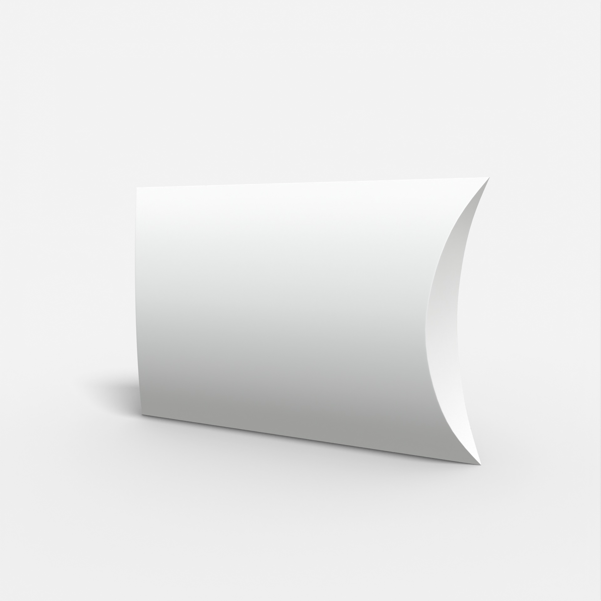 Pillow box paper — White paperboard