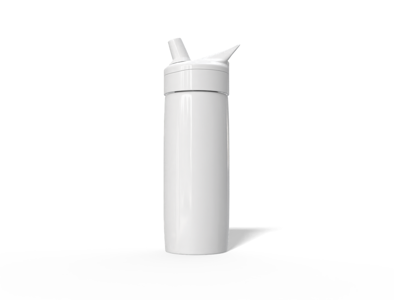 Sport water bottle — Glossy plastic