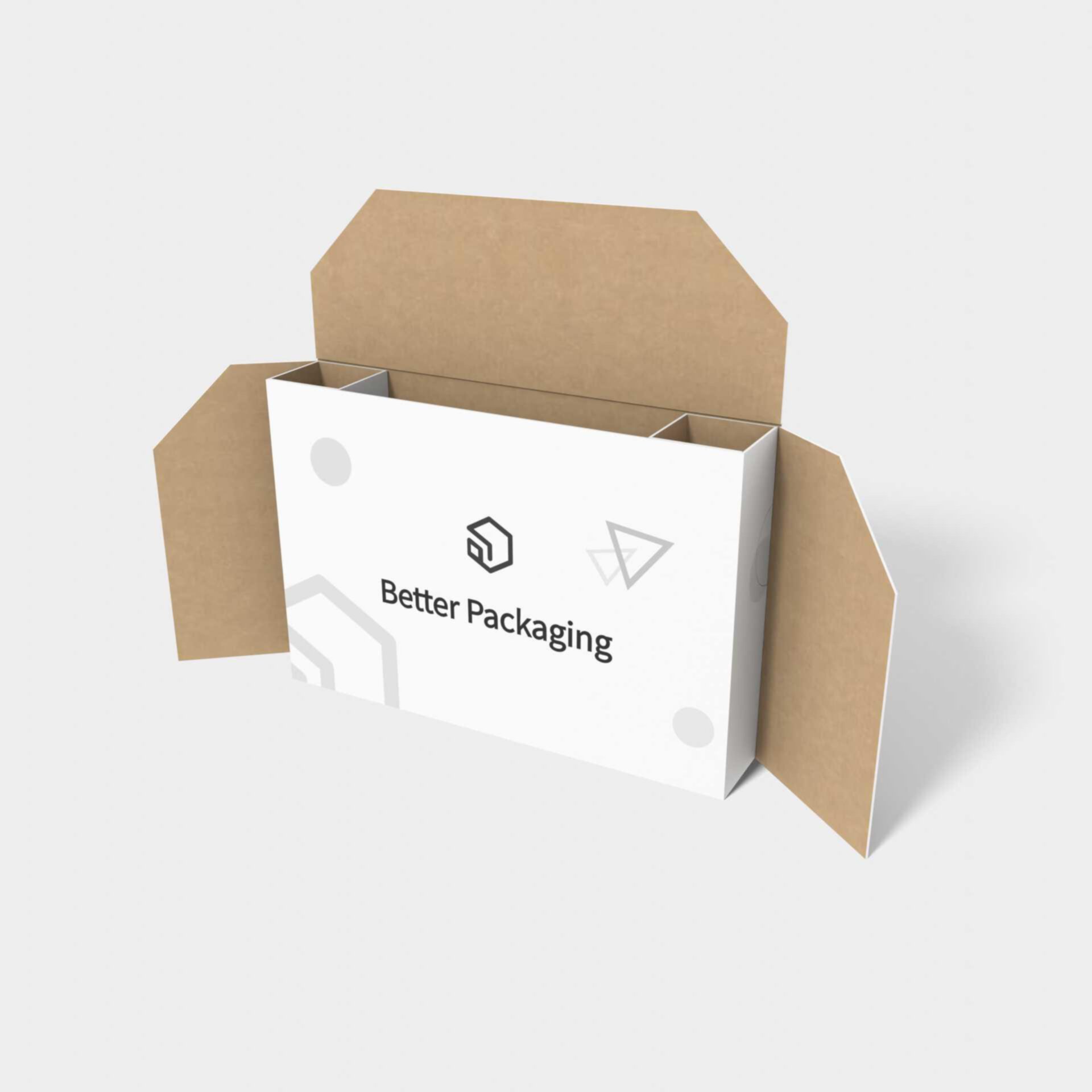 Tuck end folding inserts inserts/dividers — Corrugated board