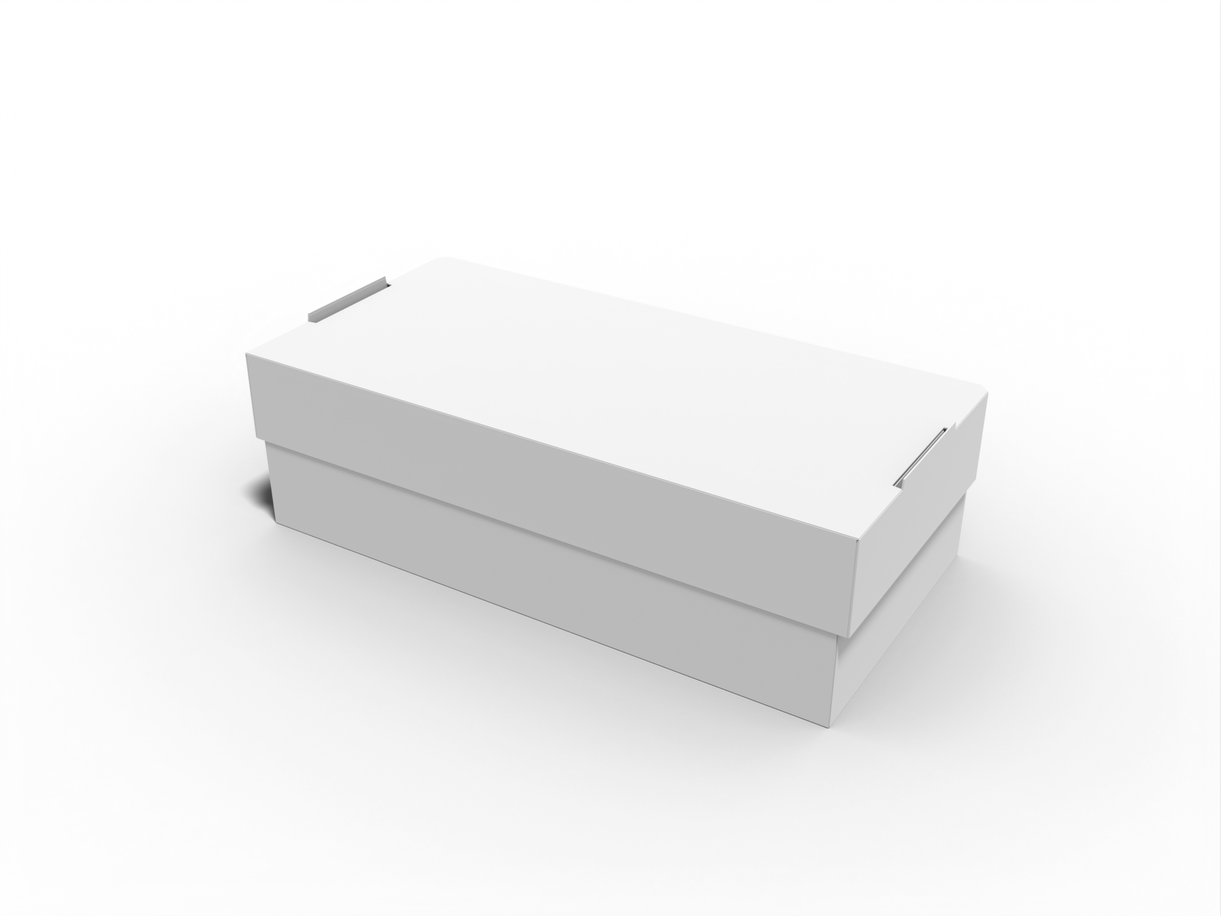 Shoe box with holes filp top boxes paper — White paperboard